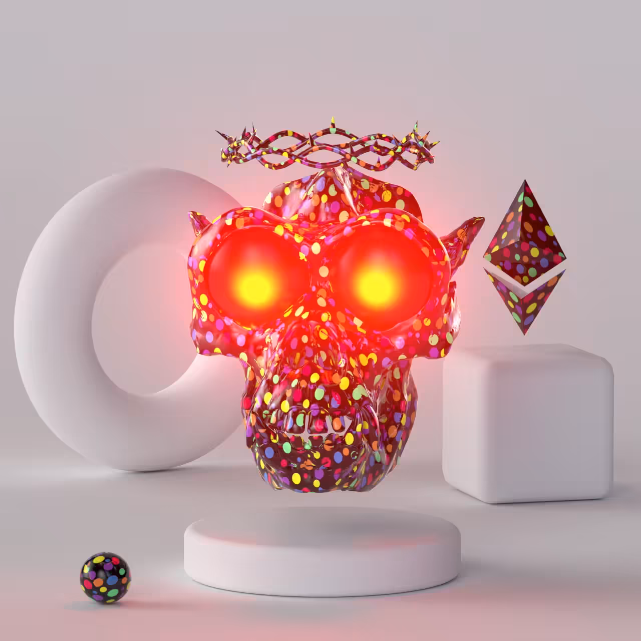 Monk Skull Junior Dot | Dead collection