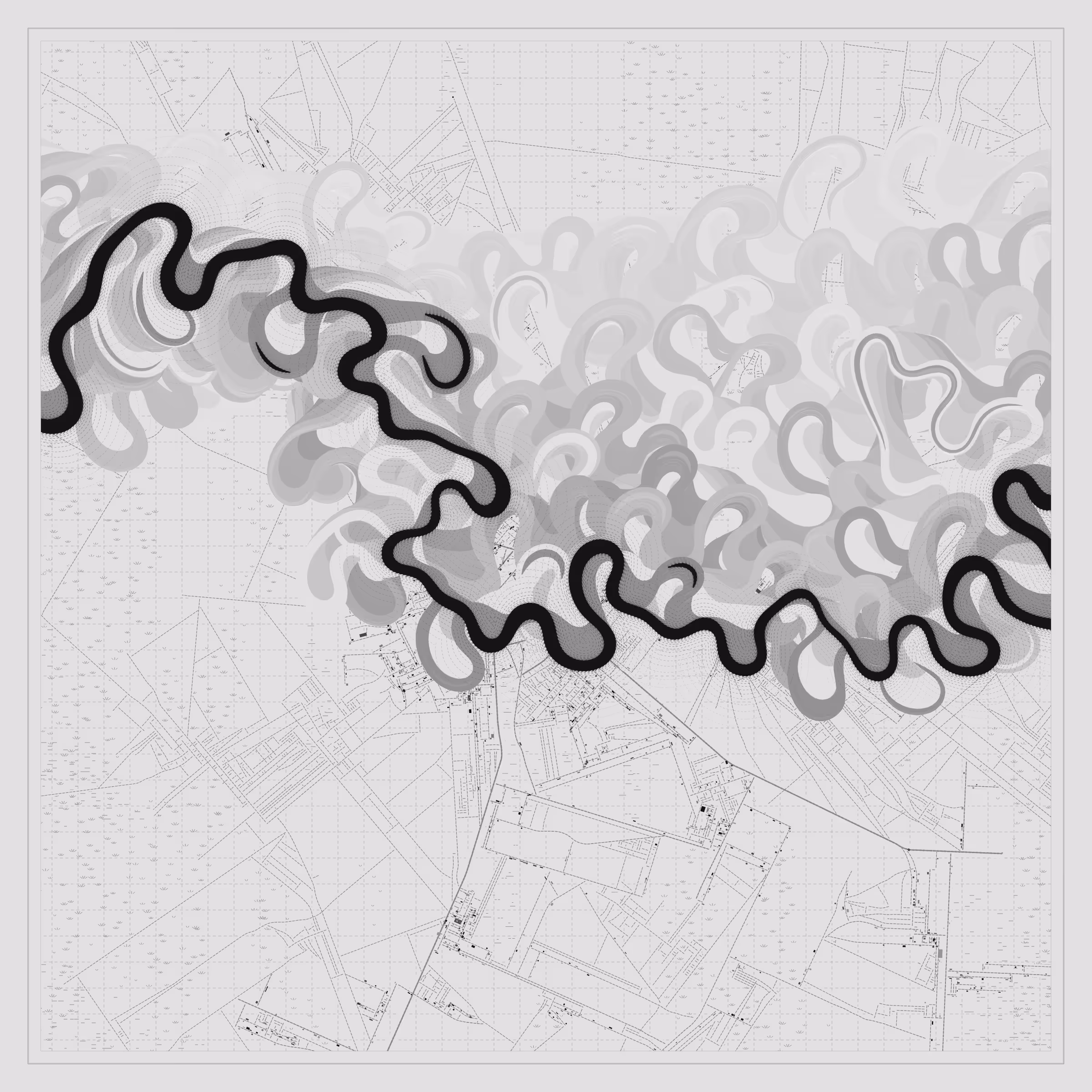 Ancient Courses of Fictional Rivers #497
