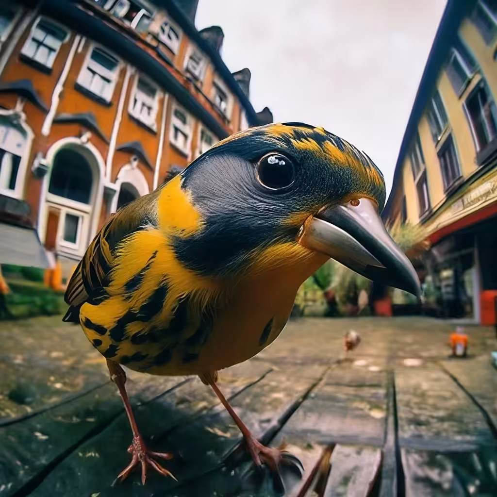 A curious bird
