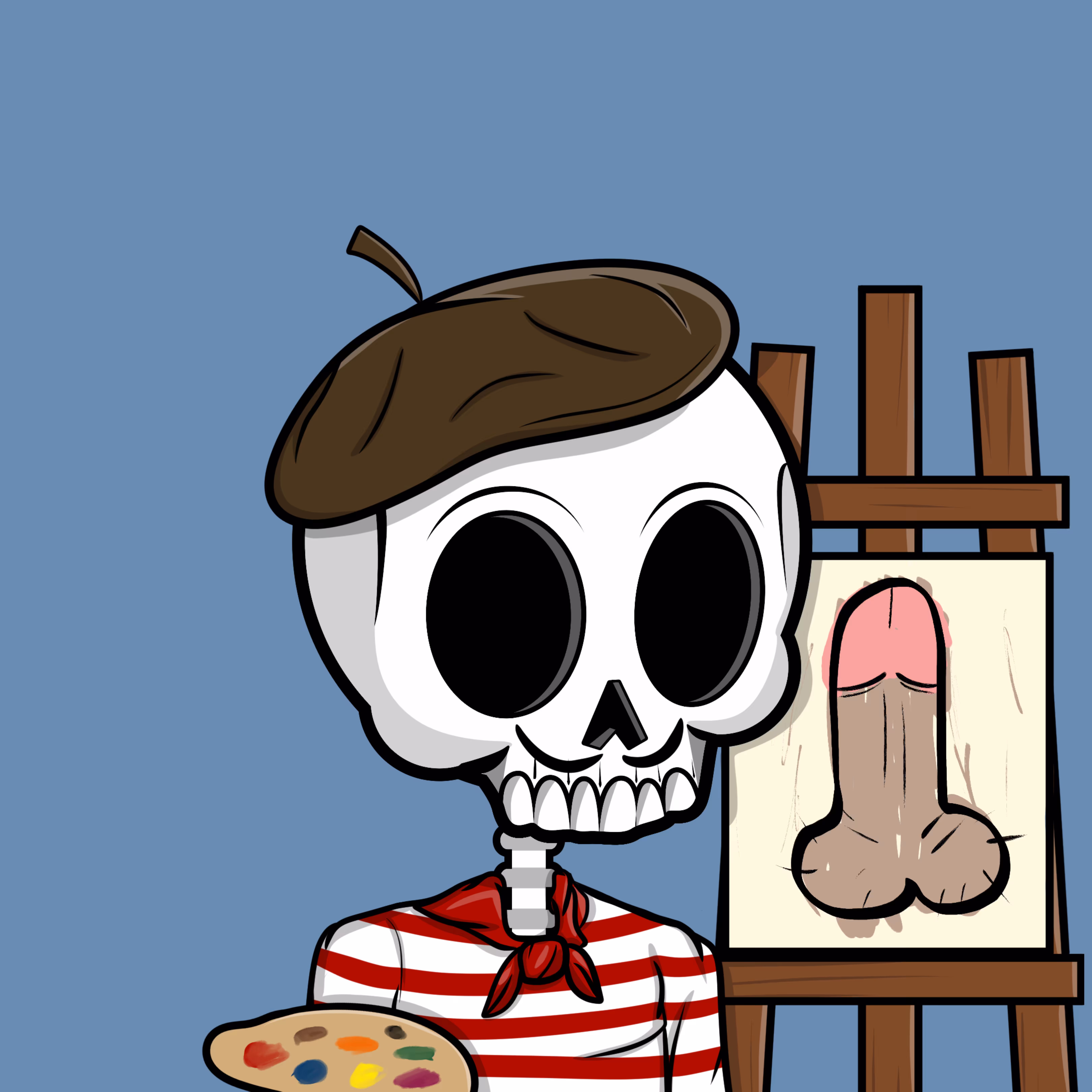 Edgar The Skeleton - Artist #318