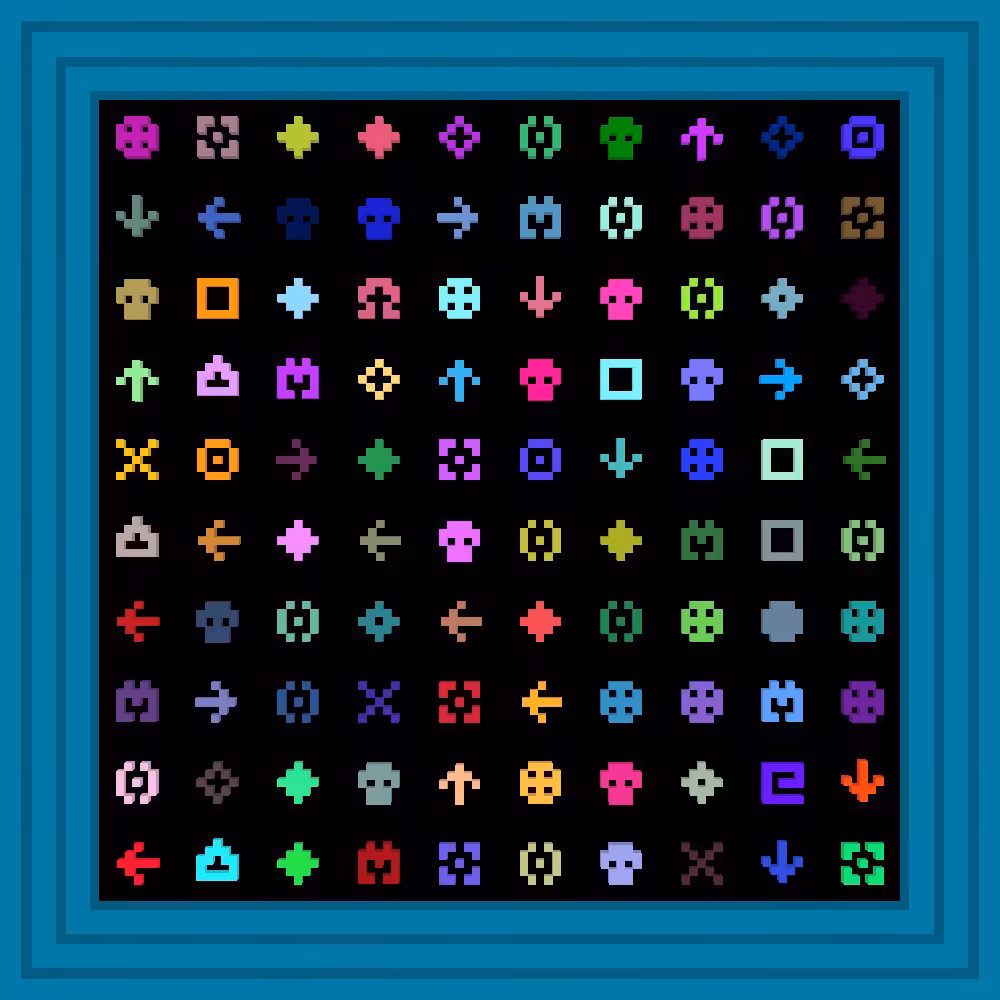 tezzardz :: Procedural Symbols #435/1000