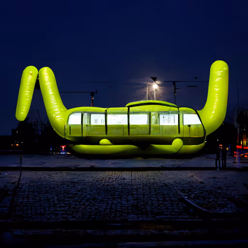 inflatable tram