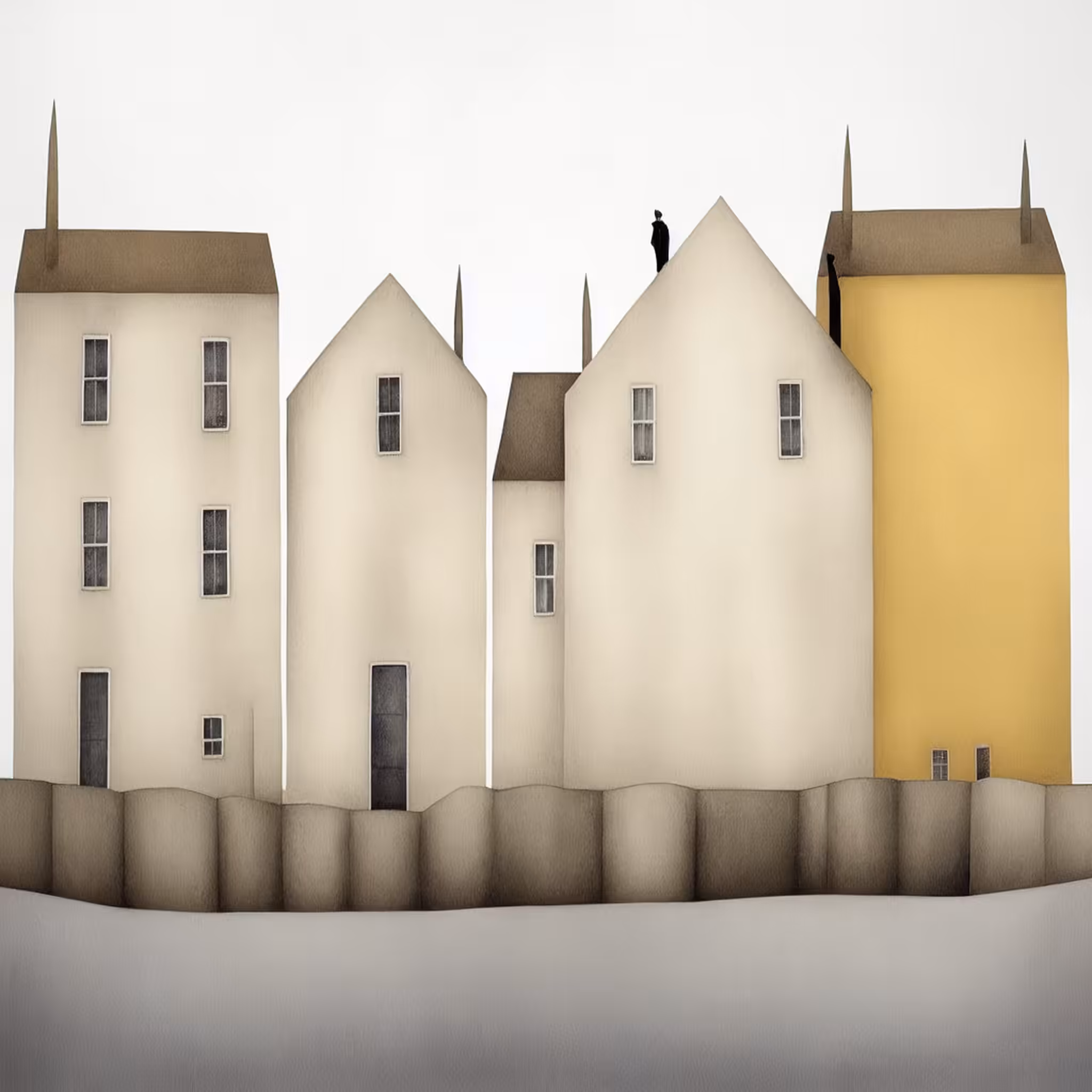 Yellow Trees and Houses - 1 #22