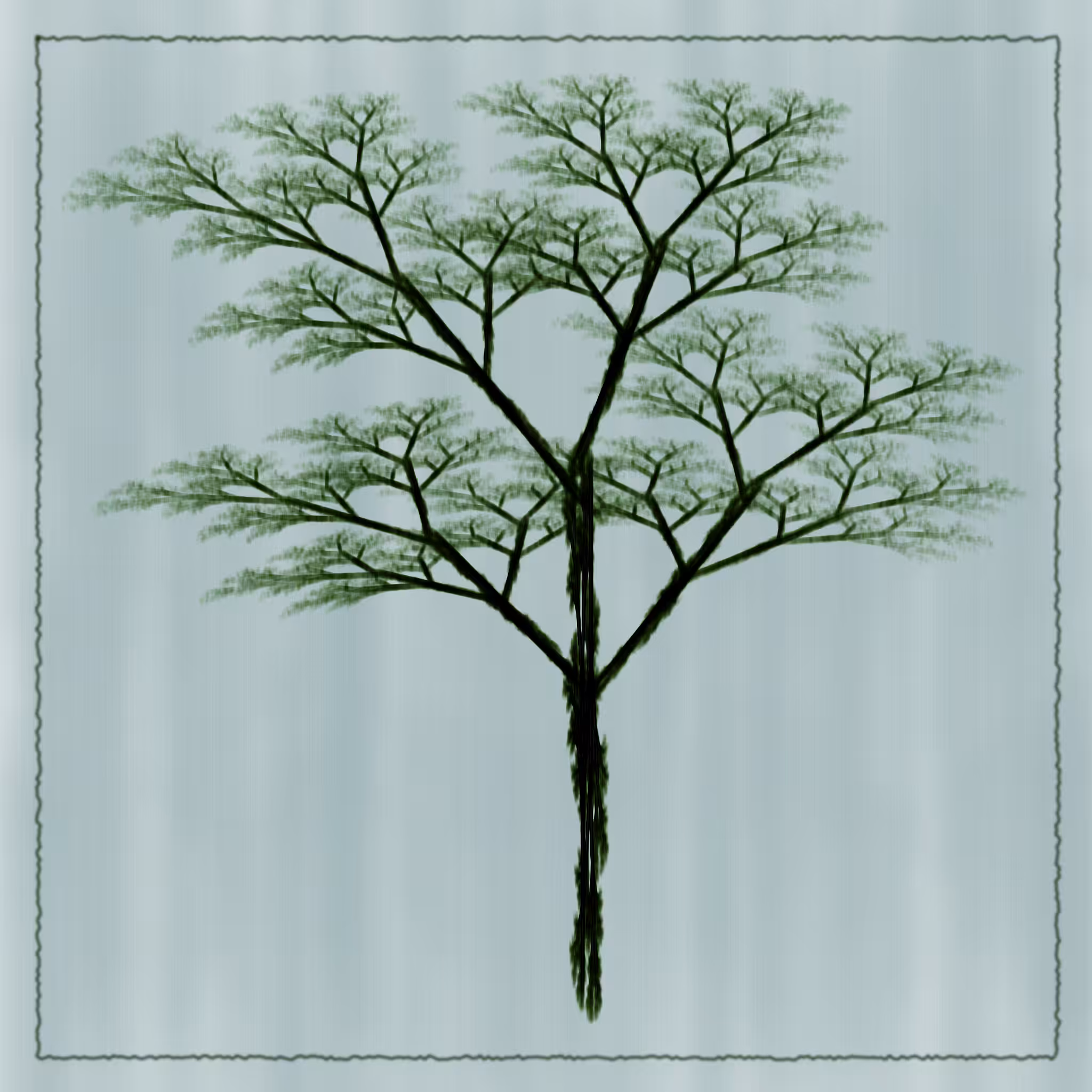 Tree on Silk #10