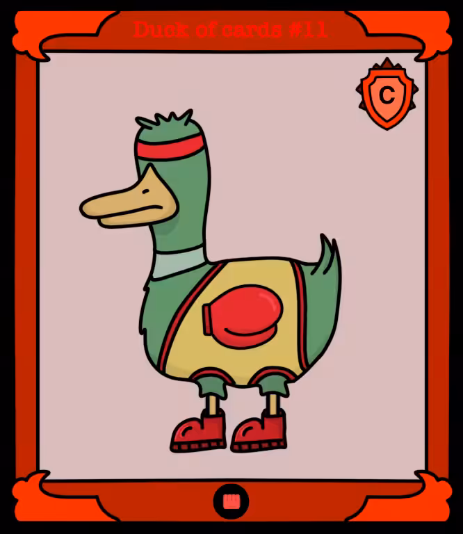 Duck of cards #11