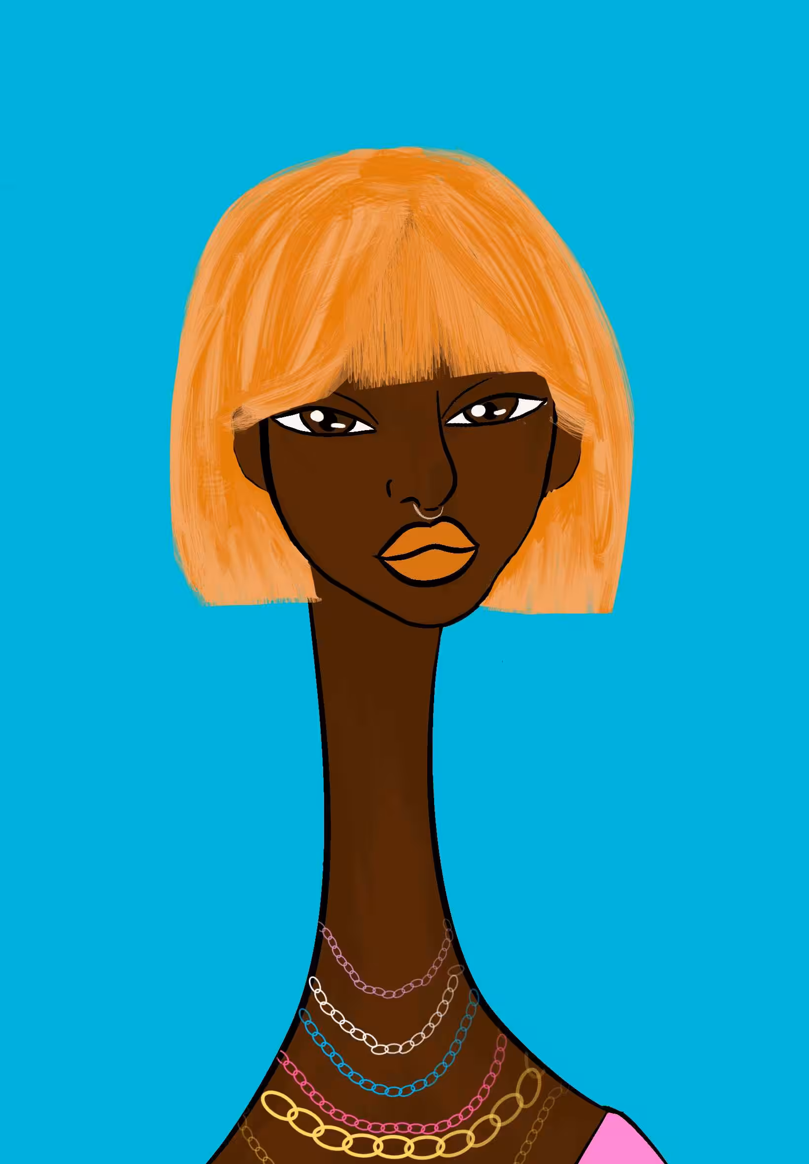 Long Neckie Ladies: Long Neckie Lady #885