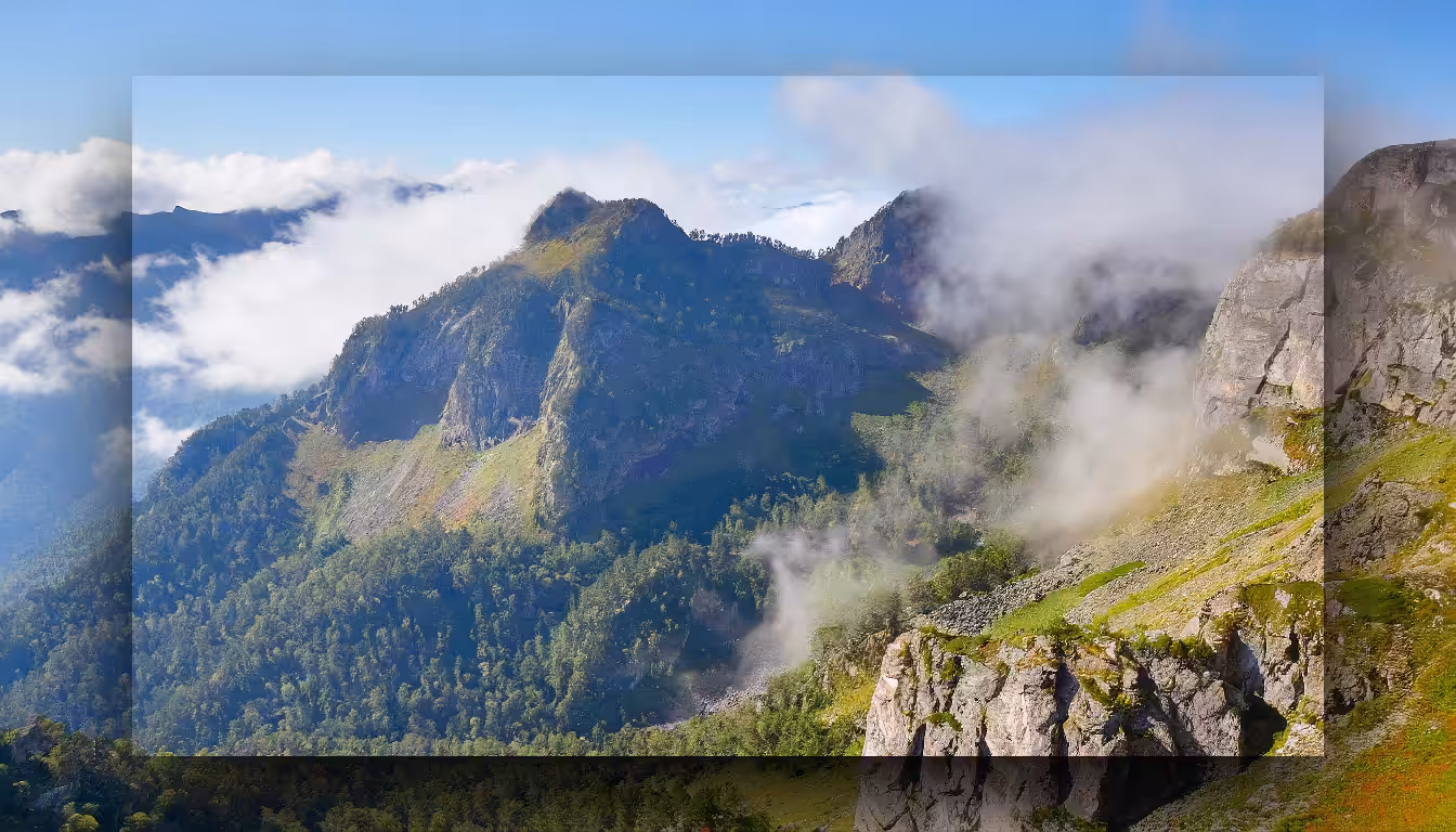 Mountains and Drop Shadows #13
