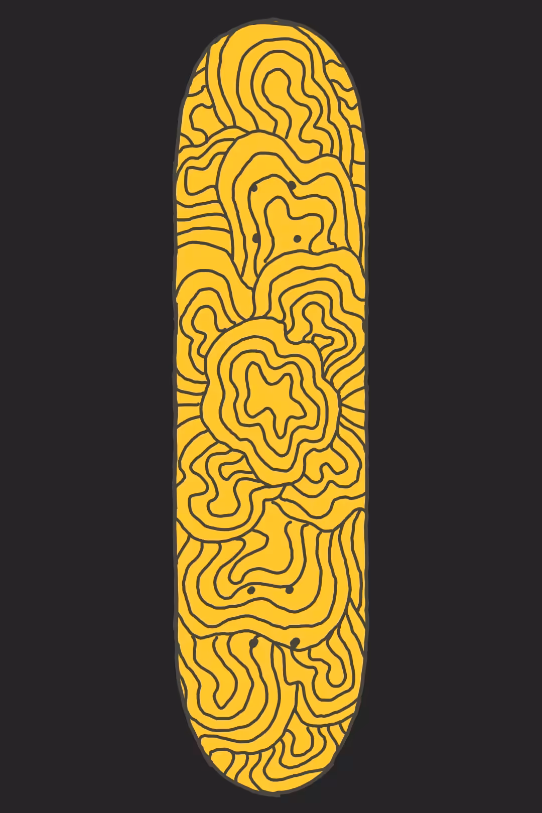 Doodle Decks: Gold Bloom