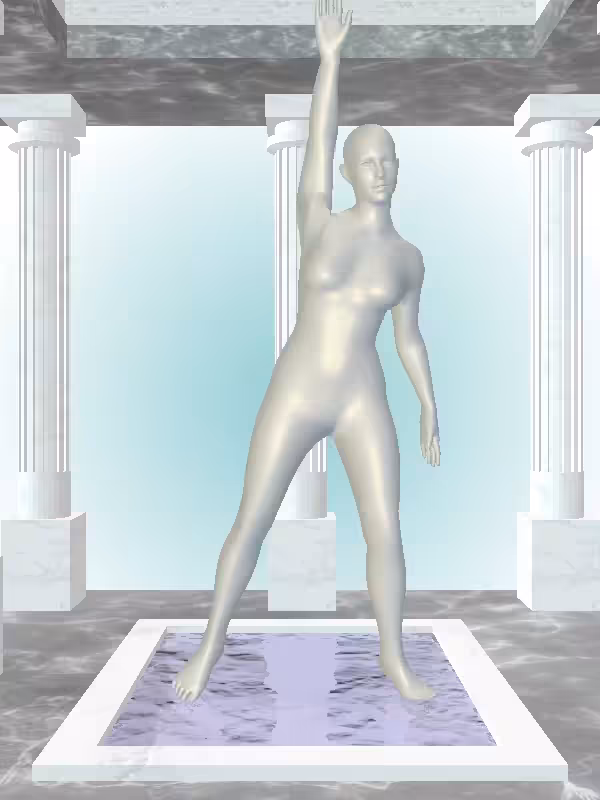 HeavenComputer: The Jazzy Mossy Champagne Woman #1595