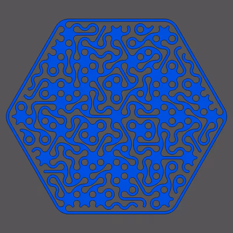 Threefold Symmetry - Dark Variations #107