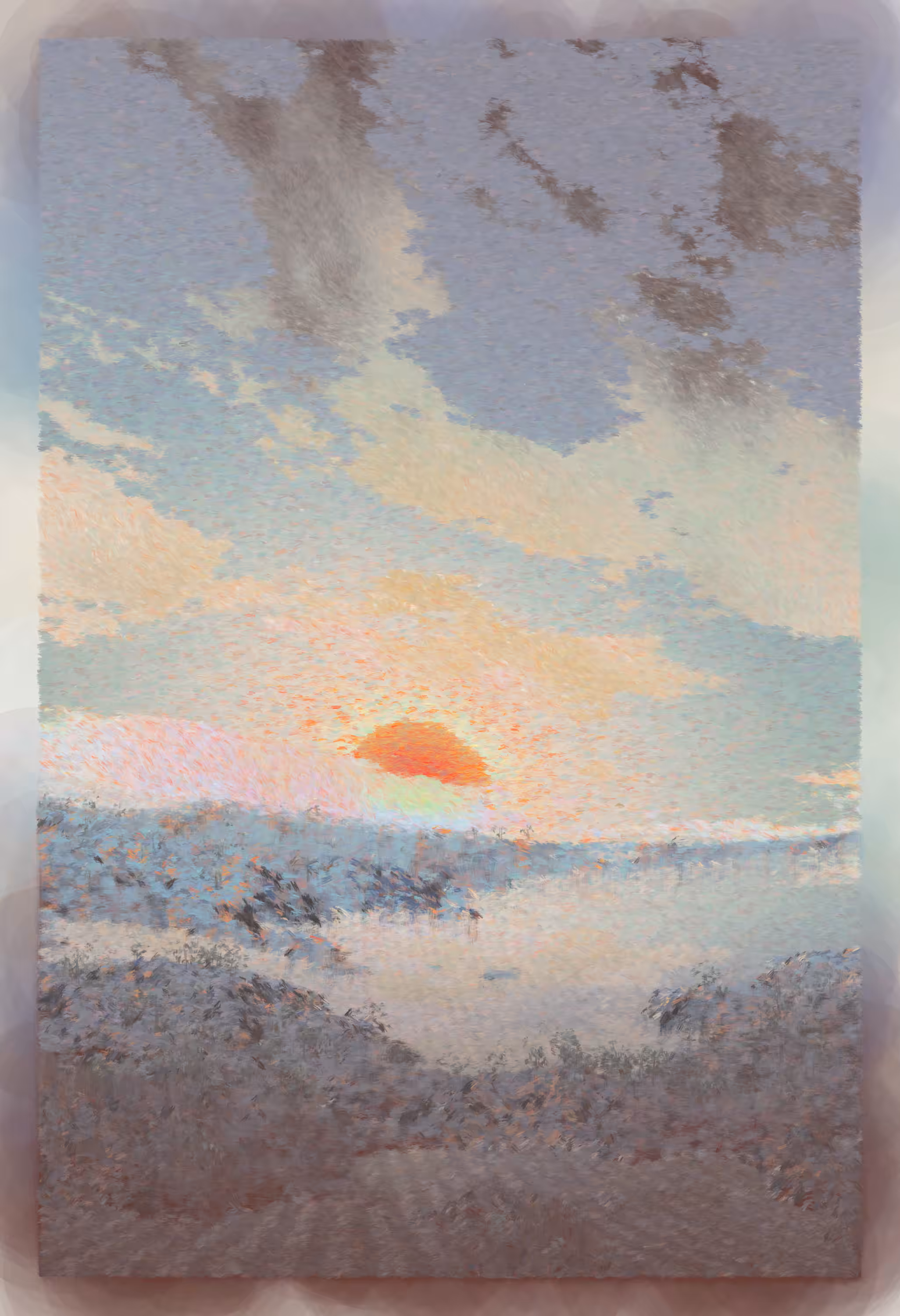 Rodeo posts: Sunrise on Misty Isle