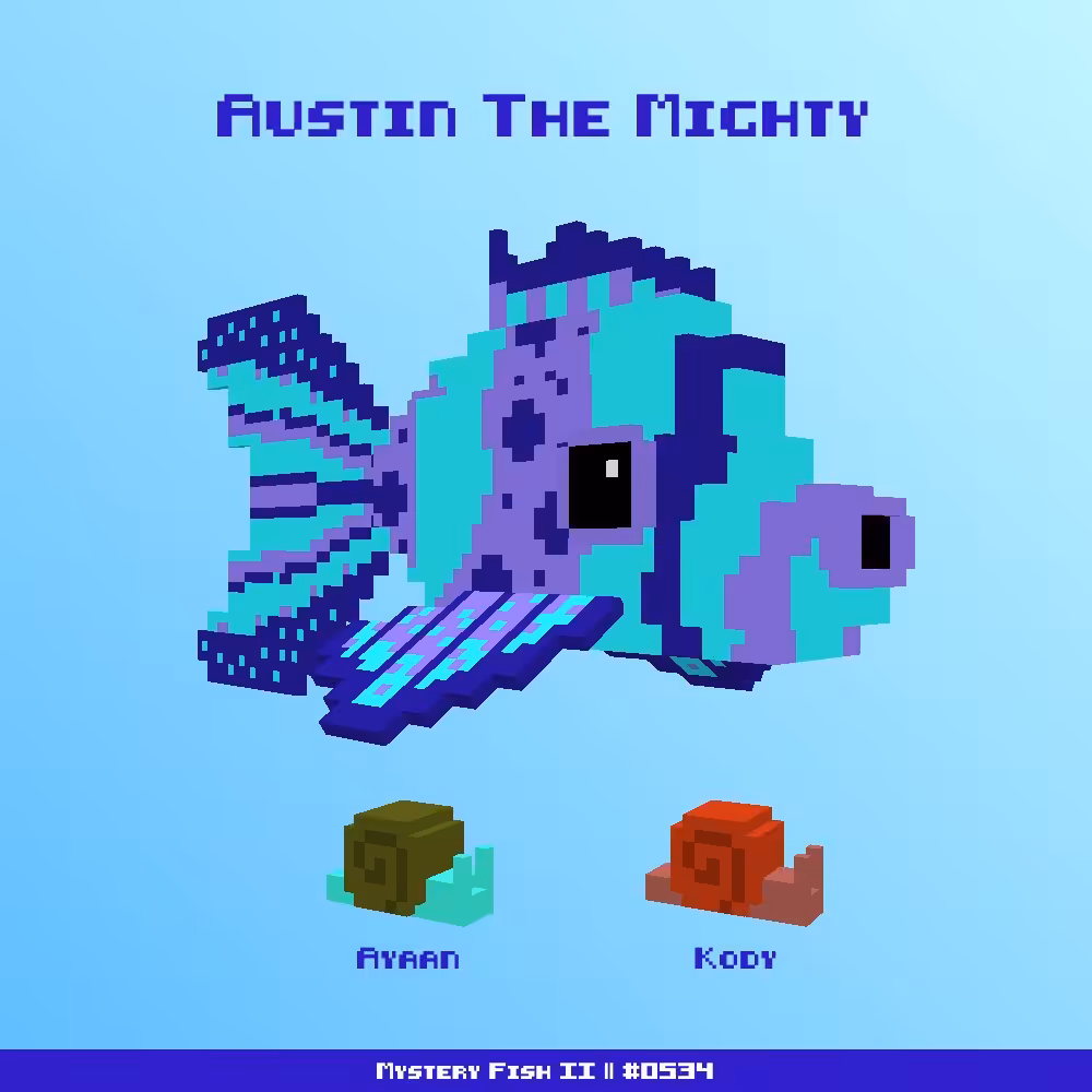 Austin The Mighty :: Mystery Fish 0534/1000 