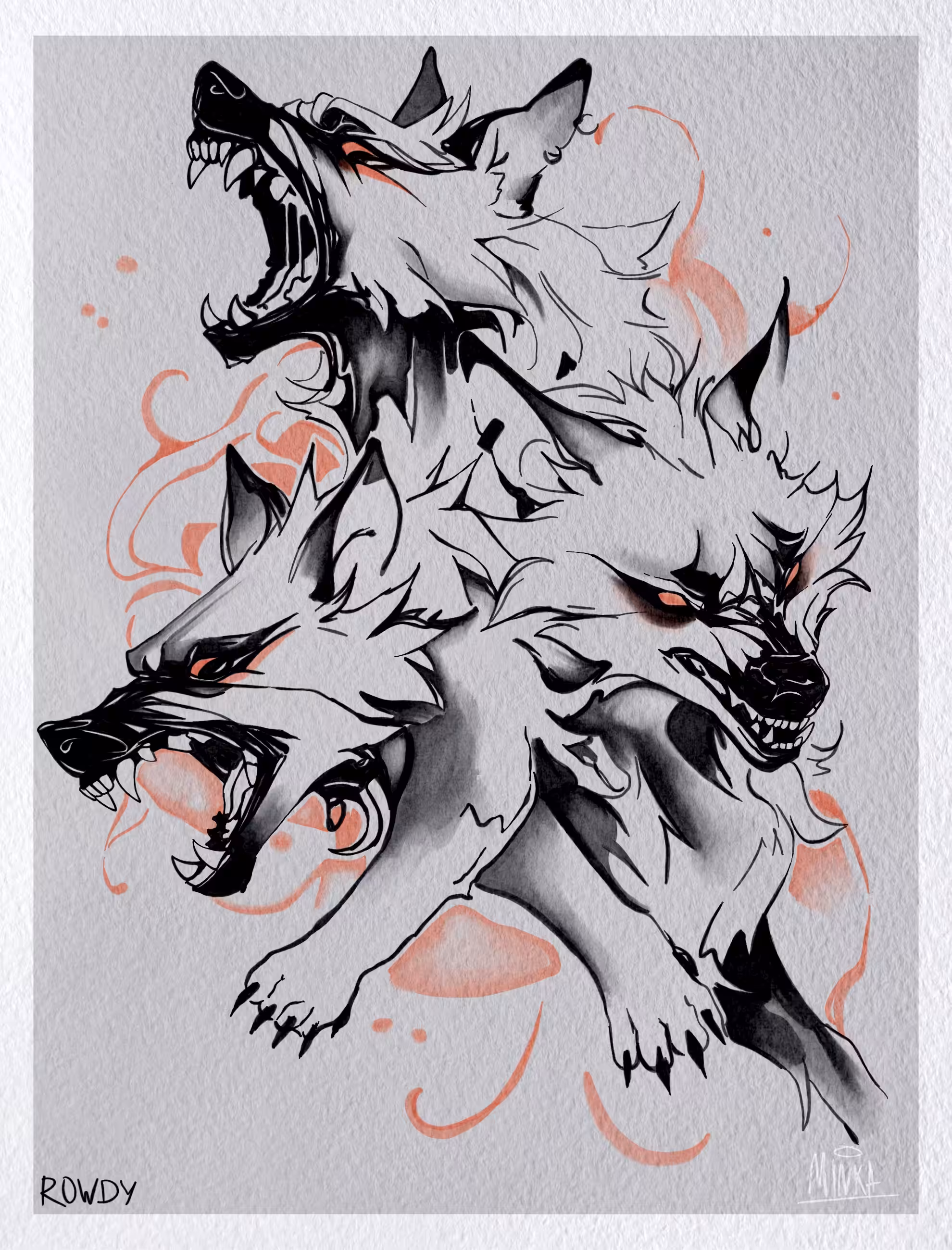 INKTOBER 25: ROWDY
