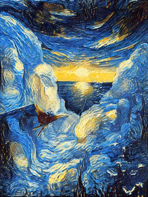 Bored Starry Night Anime Club: Let's Fly