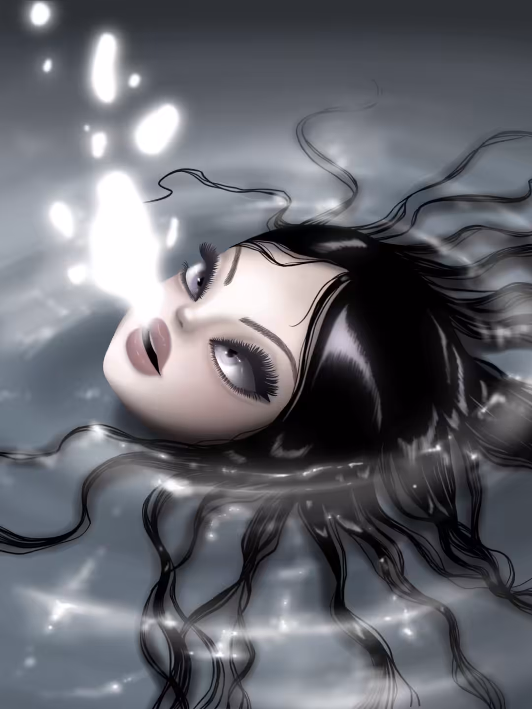 river in the sea