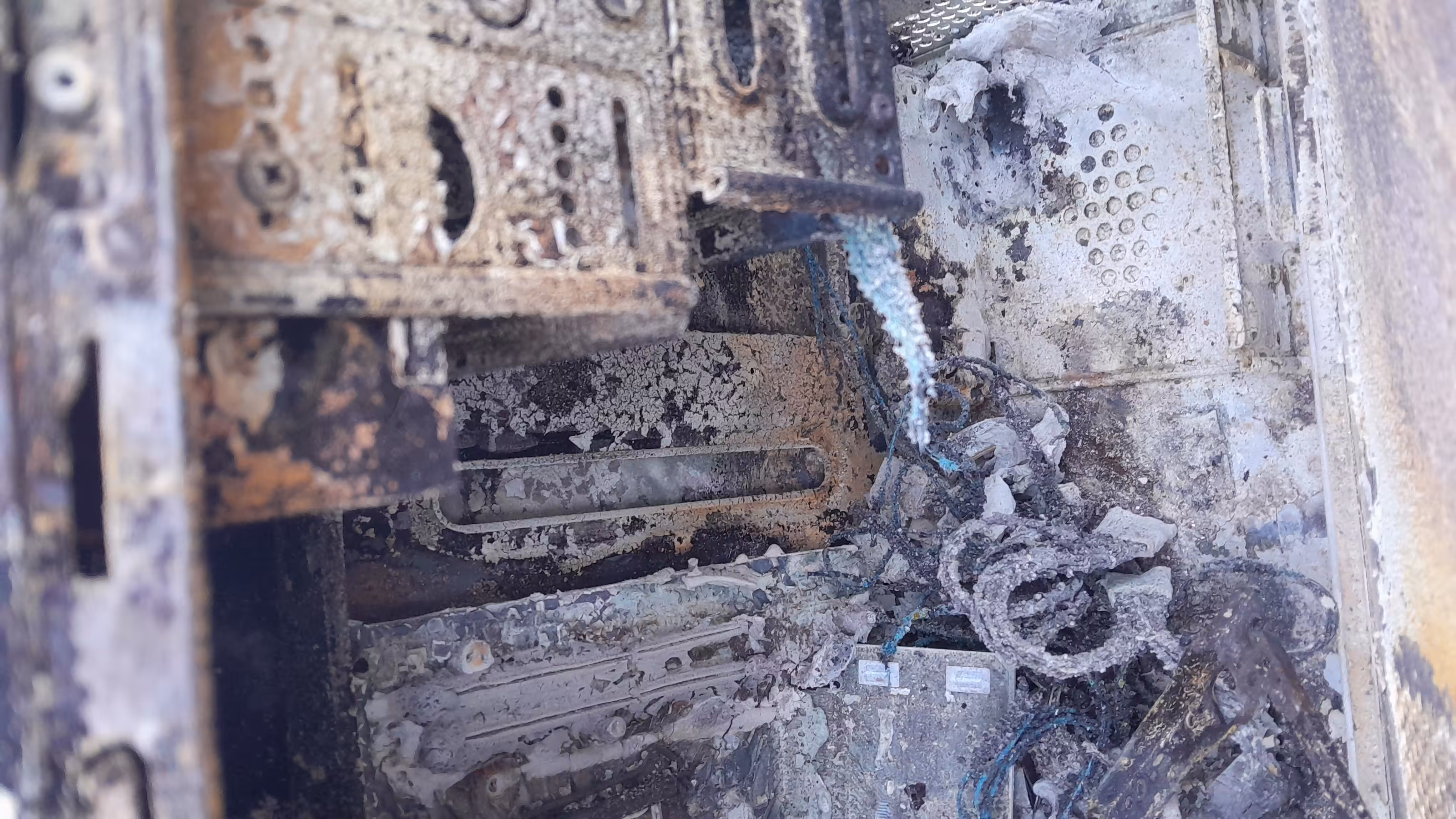 burnt interior textures