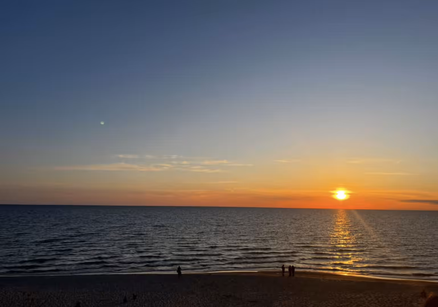 Sunset Over Lake Michigan