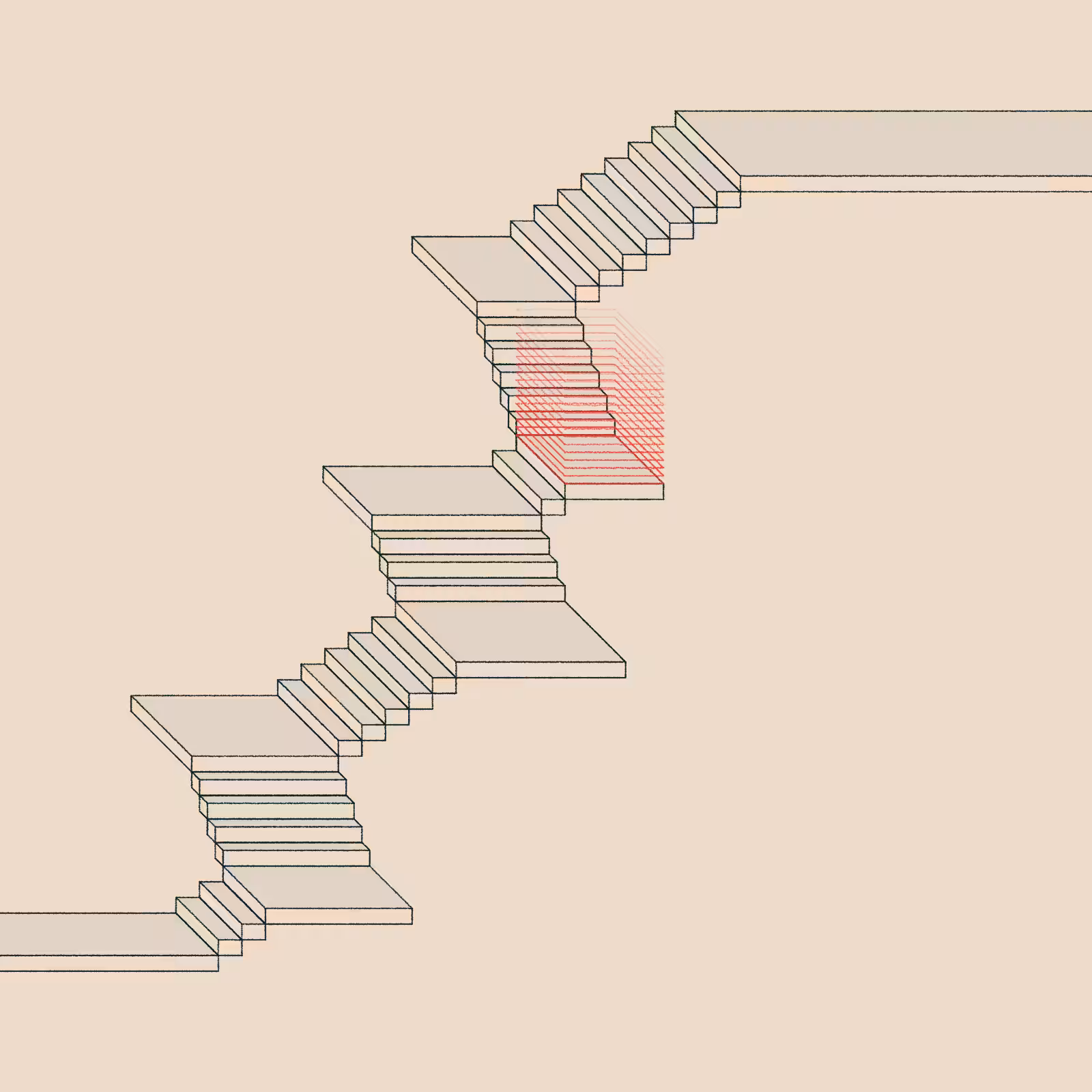 Stairs in a room #85
