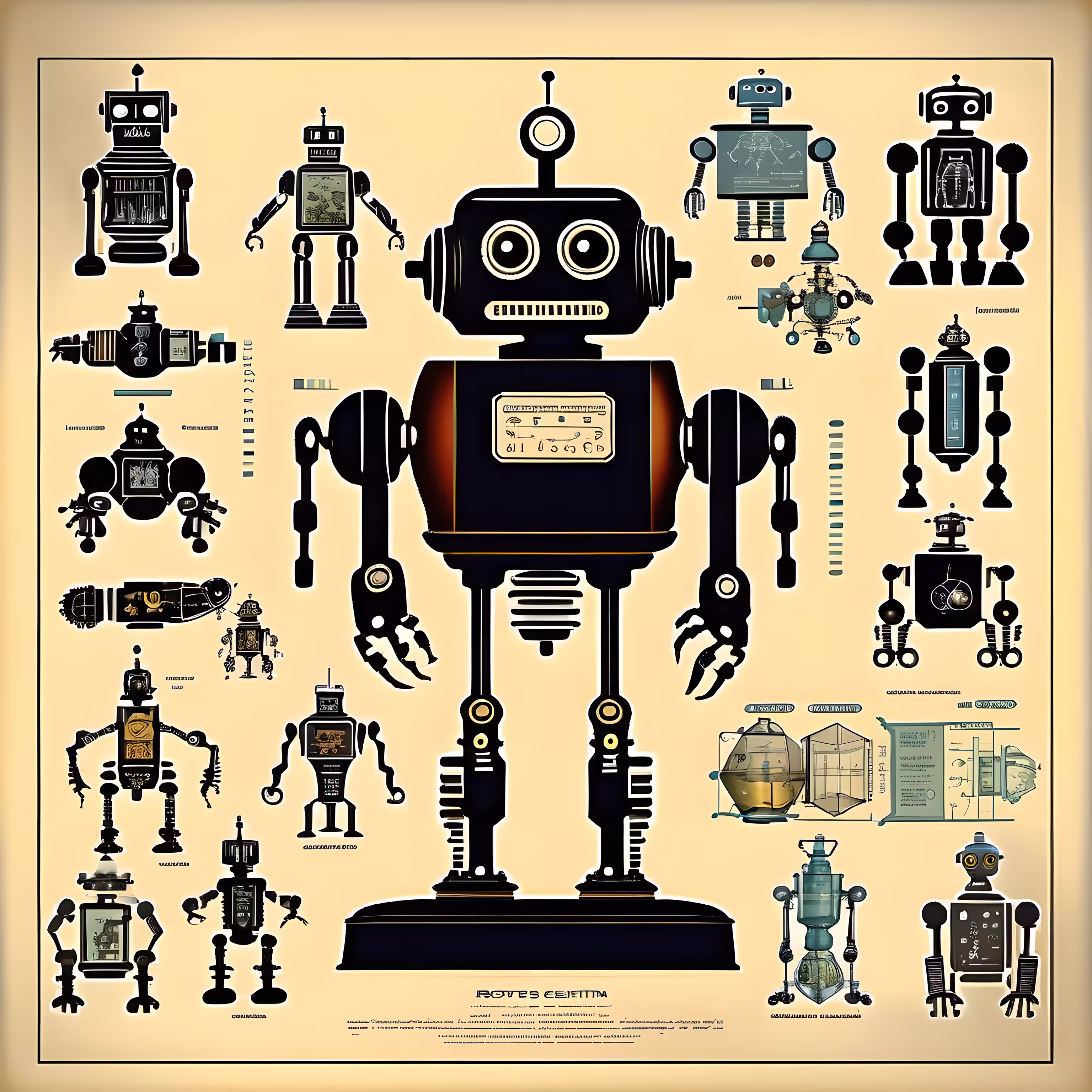 STUDIES ON ROBOTS - 20TH CENTURY #20