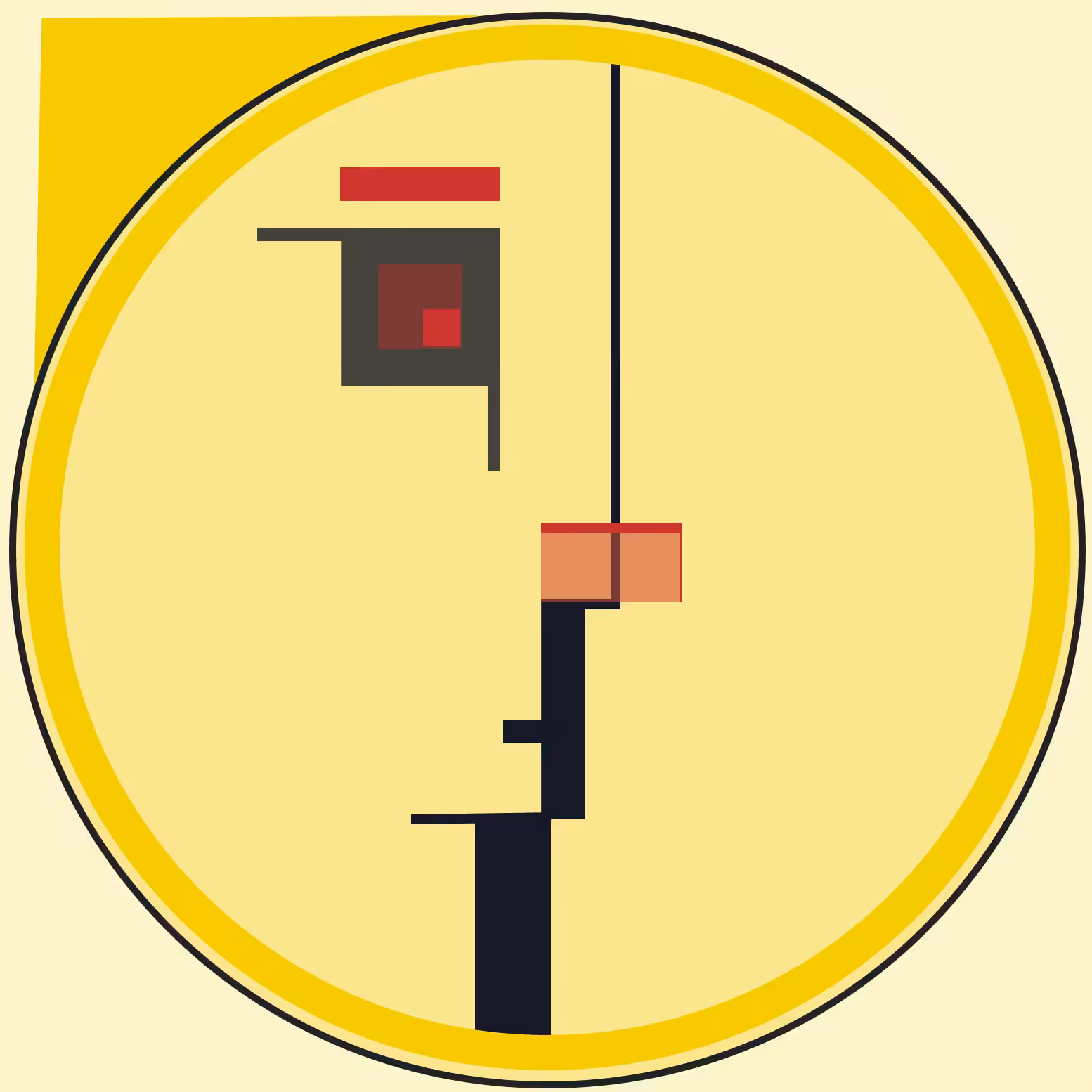 Bauhaus Faces: #009