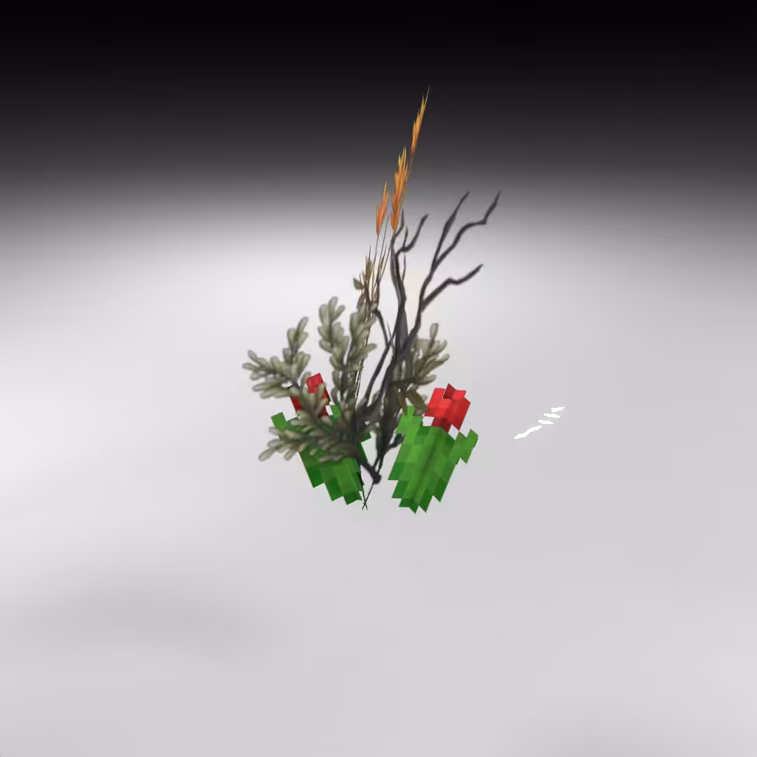 Hand-hacked Bouquet 95