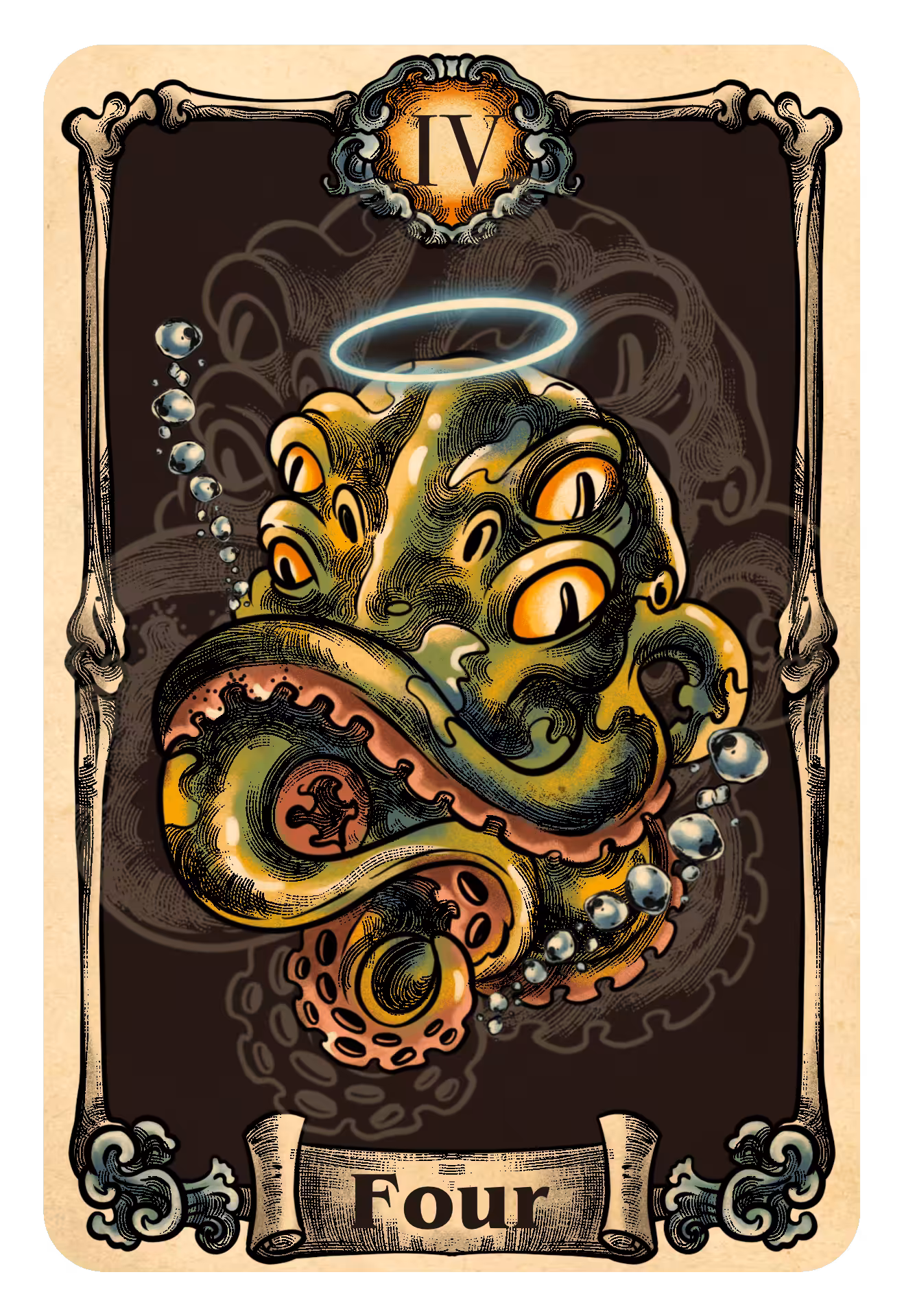 Alphabet Card Letters of SEWER STORY: No.4