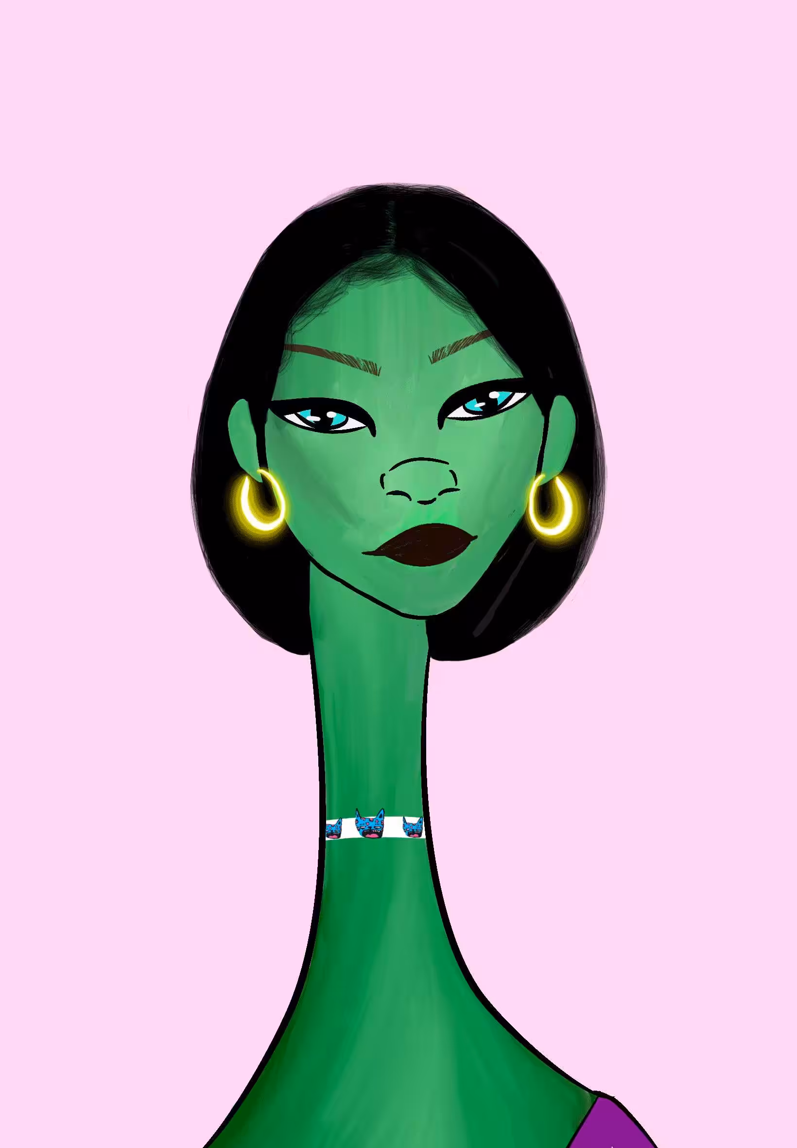 Long Neckie Ladies: Long Neckie Lady #647