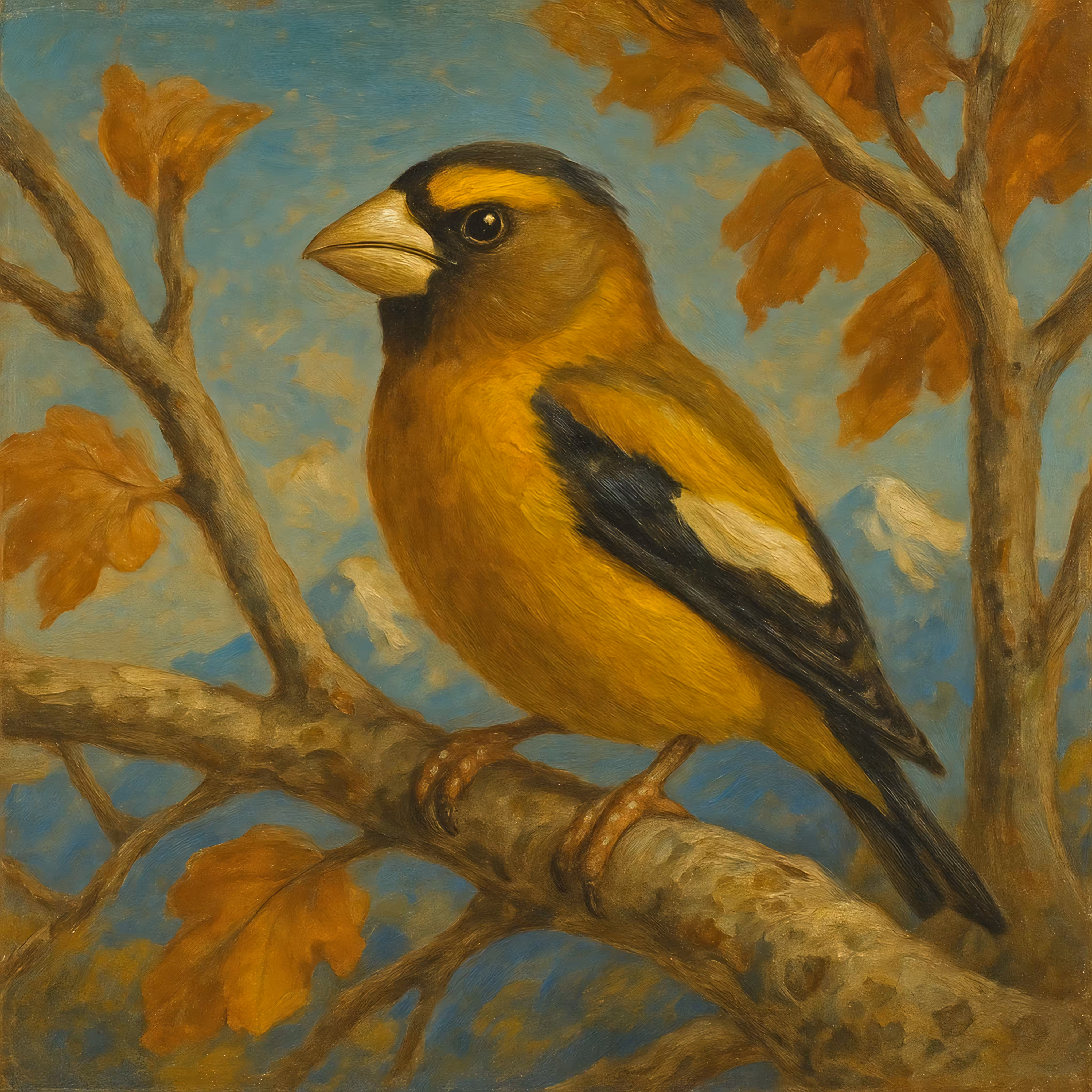 Life List of an AI Birder: Coccothraustes vespertinus