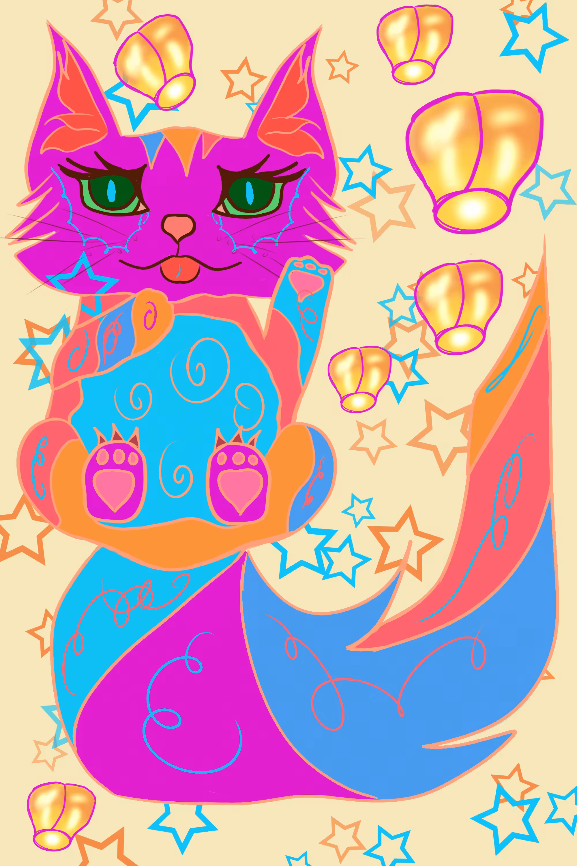 True light cat