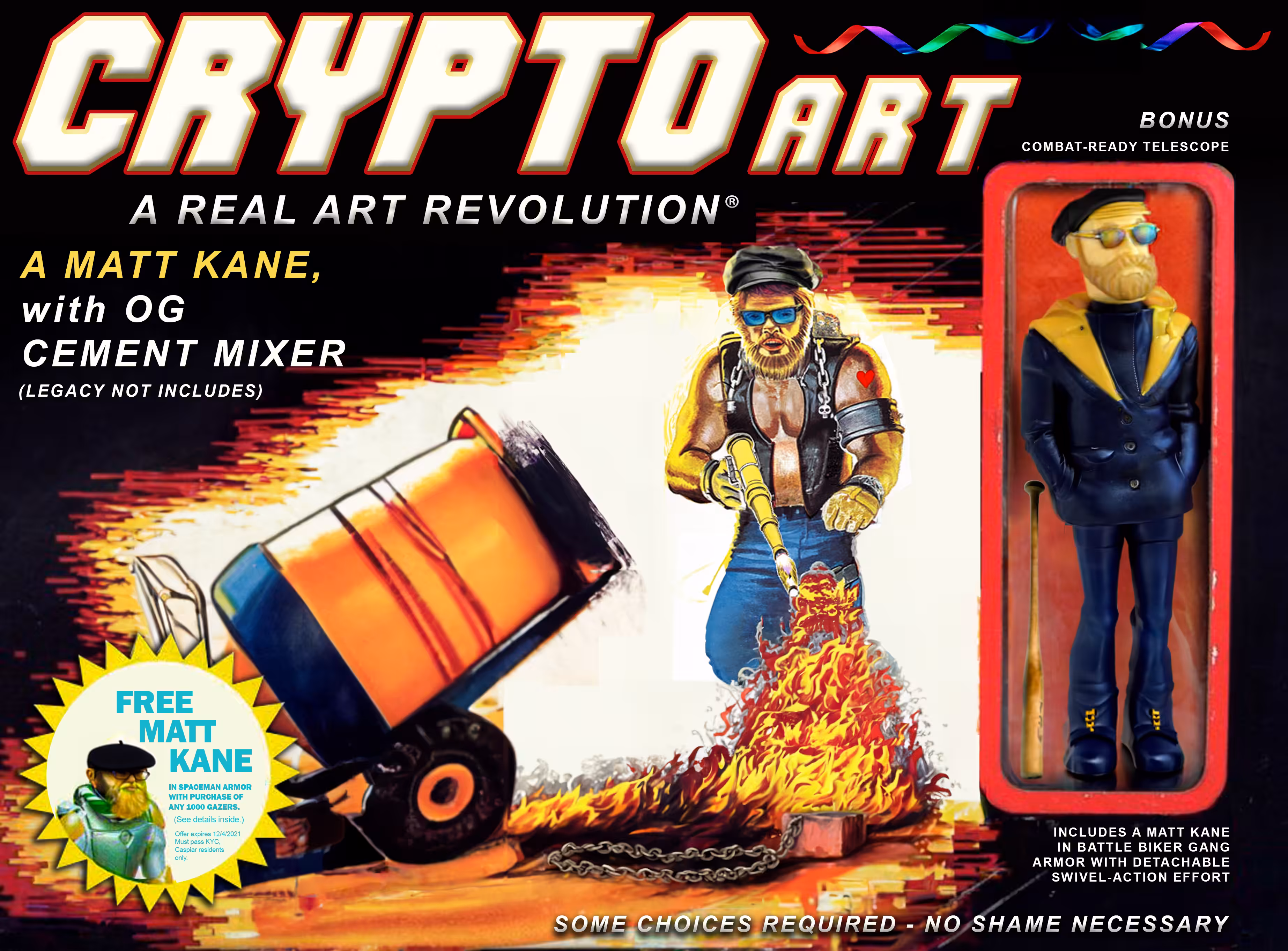 Souvenirs: A MATT KANE Action Figure with OG Cement Mixer