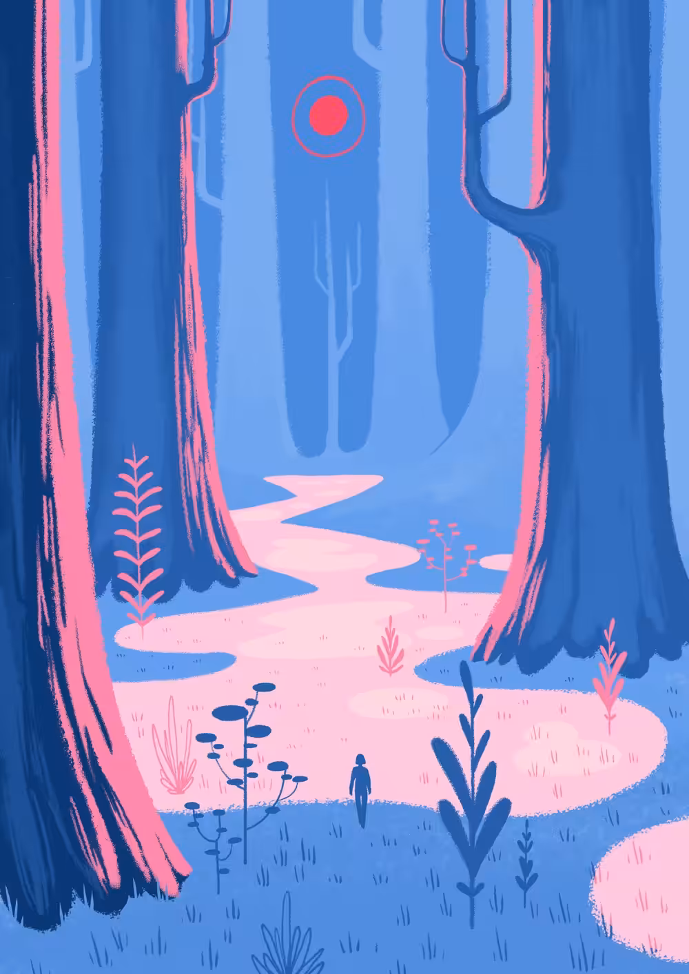 Big Blue Trees