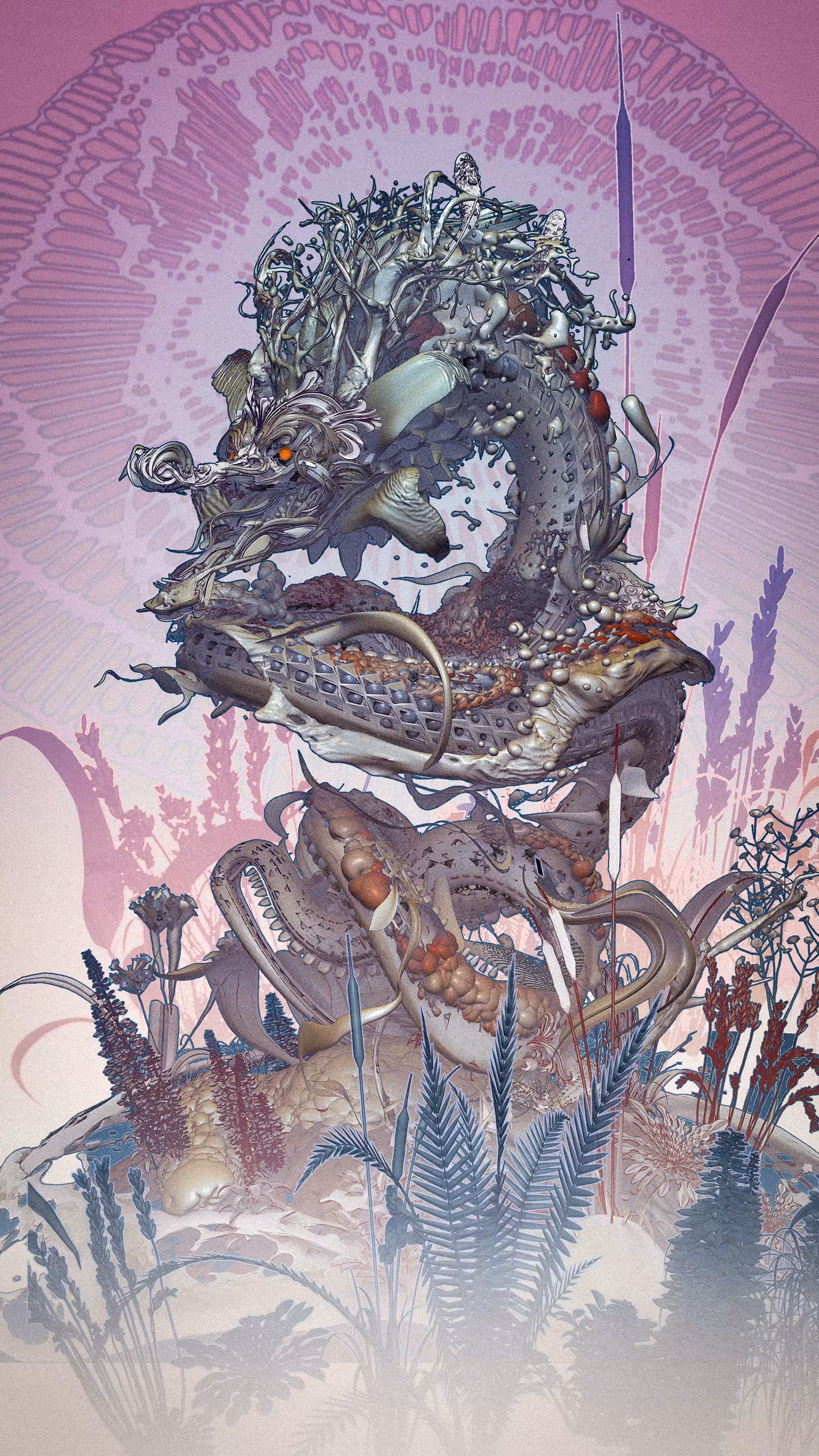 Water Dragon by Android Jones