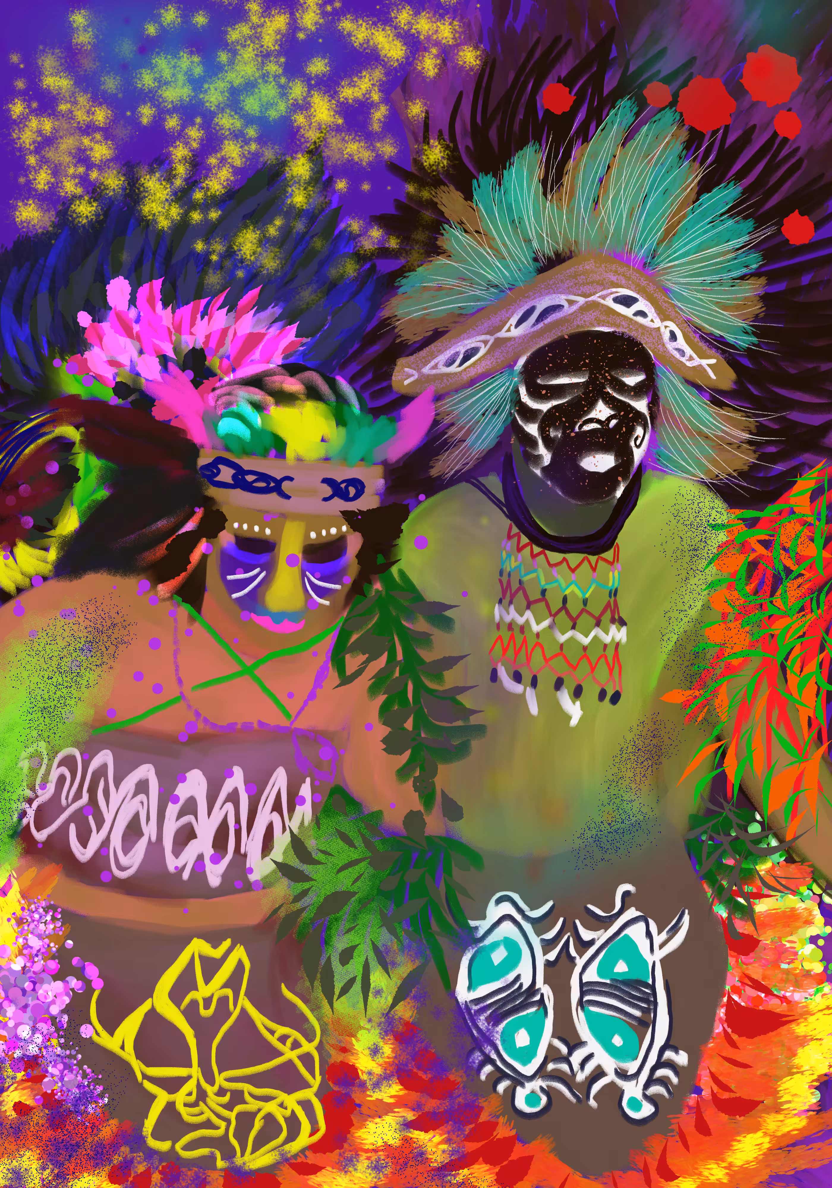Papua Couple Dance