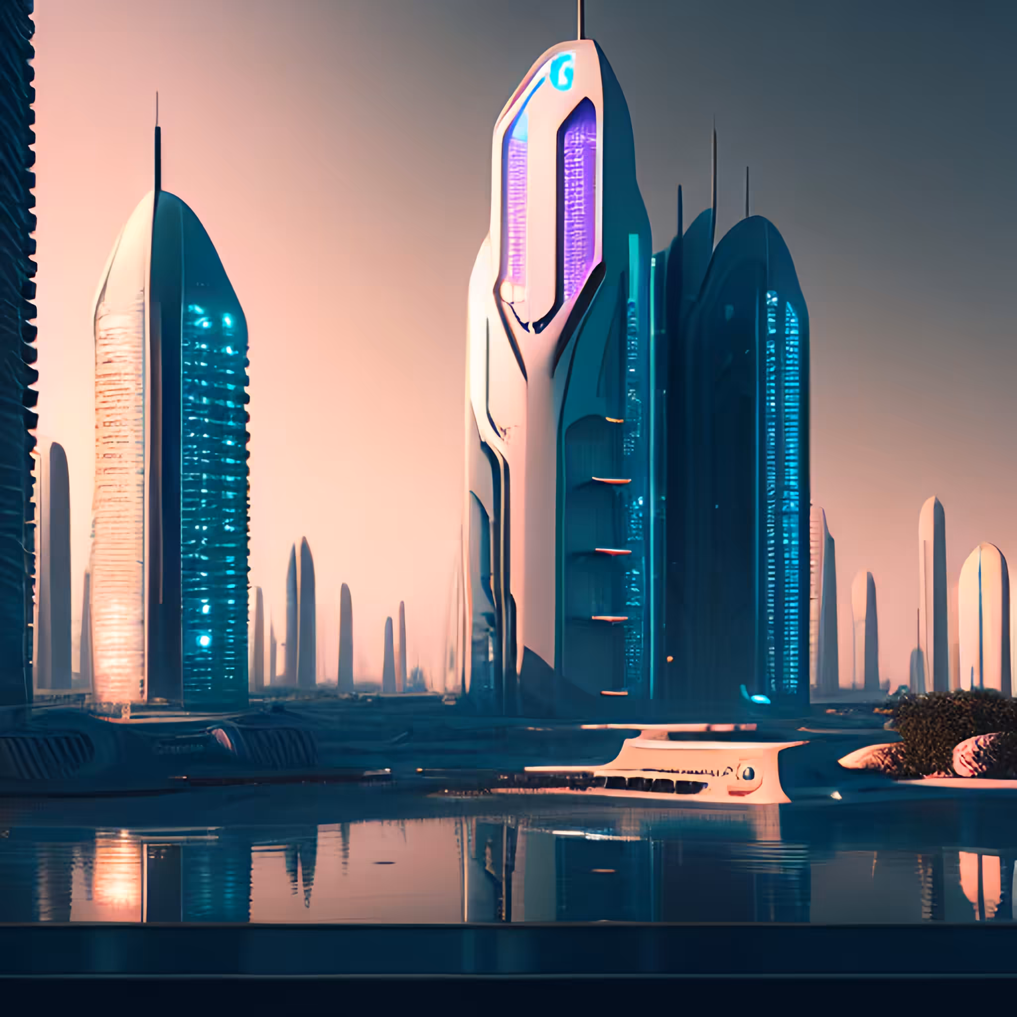 FUTURISTIC CITY #96