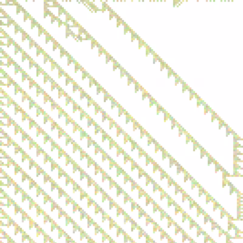 Colored Elementary Cellular Automaton #66