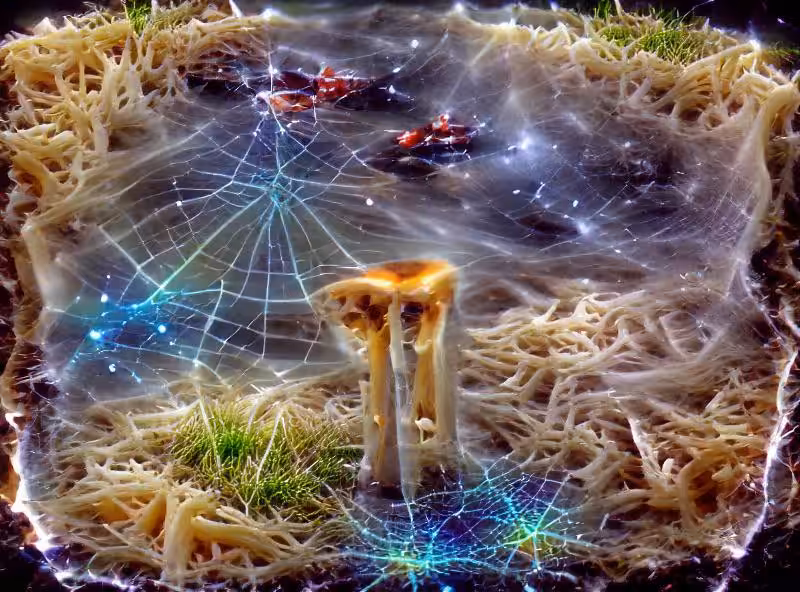 Abraham's First Works: Mycelium and The Inter-Galactic Network