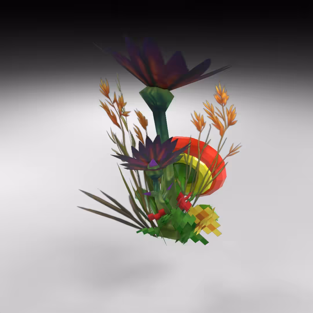 Hand-hacked Bouquet 42