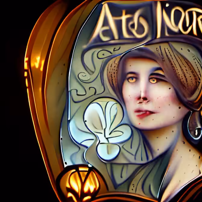 Art Nouveau Portrait 4