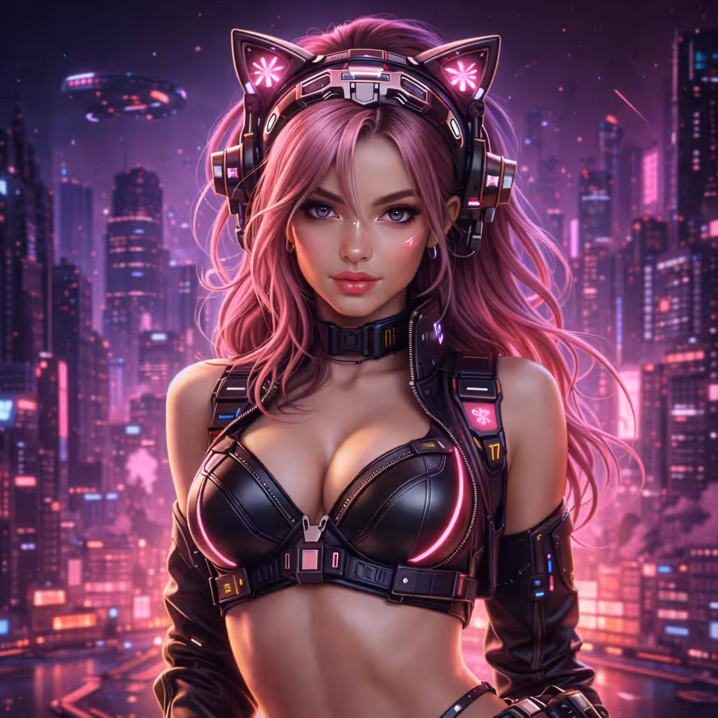 Cyberpunk Girl #043