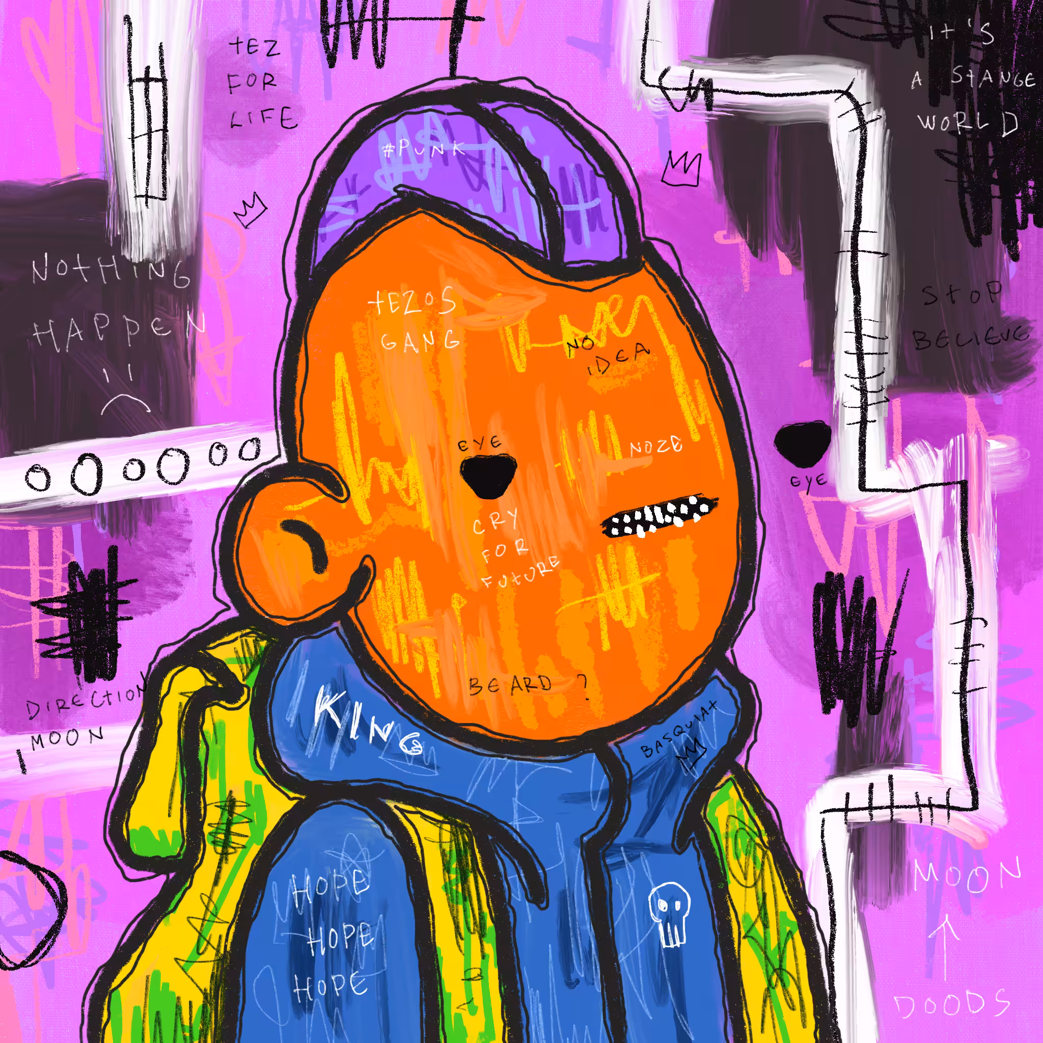 Doodlesquiat #26