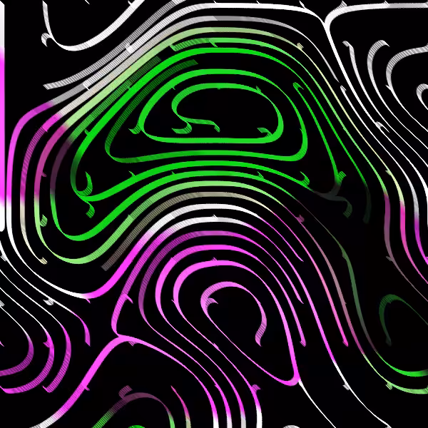 Drawing with ribbons #3