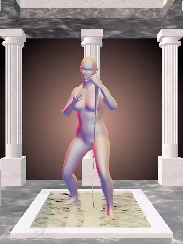 HeavenComputer: The Punching Multichrome Haze Woman #4902