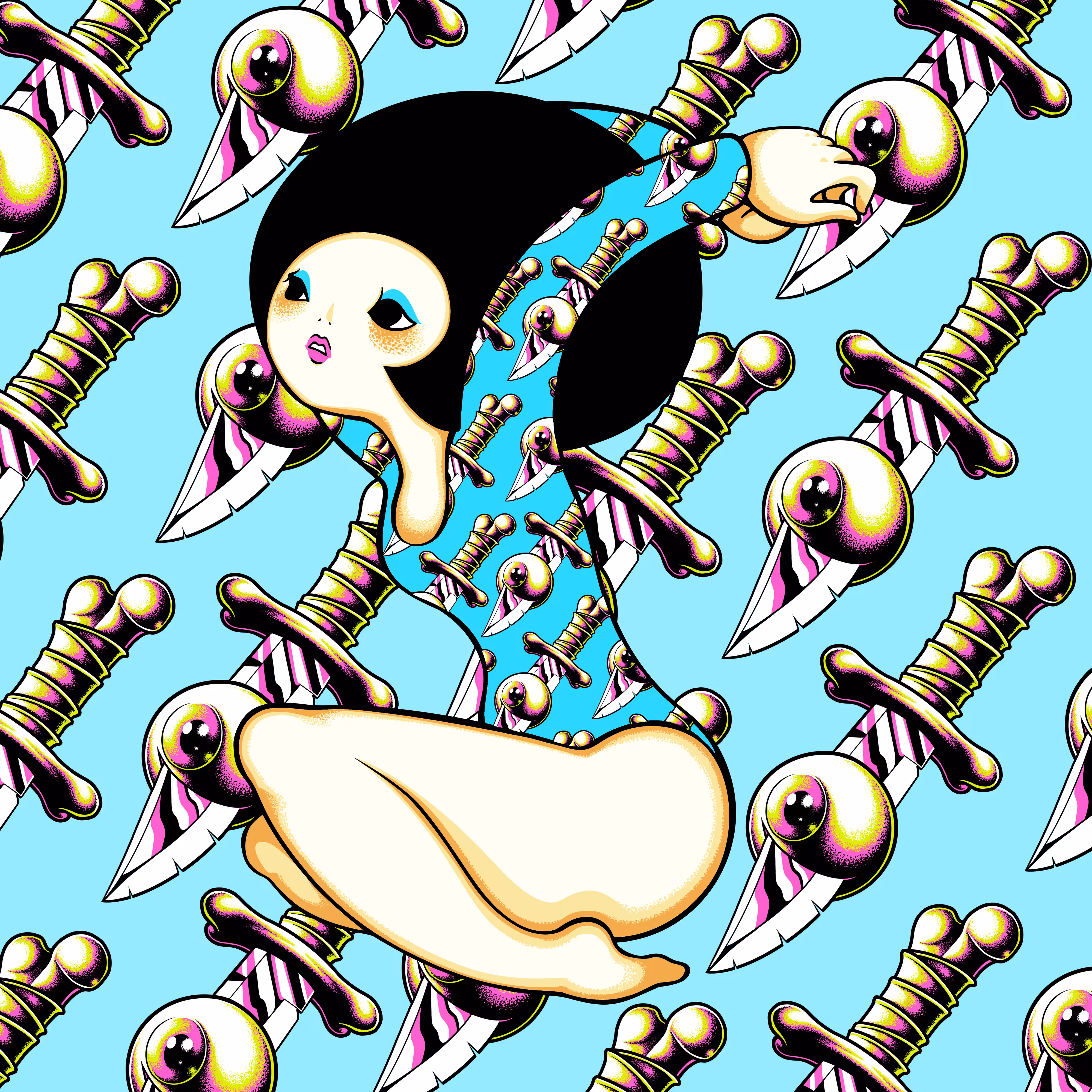 Popil X Sam pierson -Derivative AR letter girl - S
