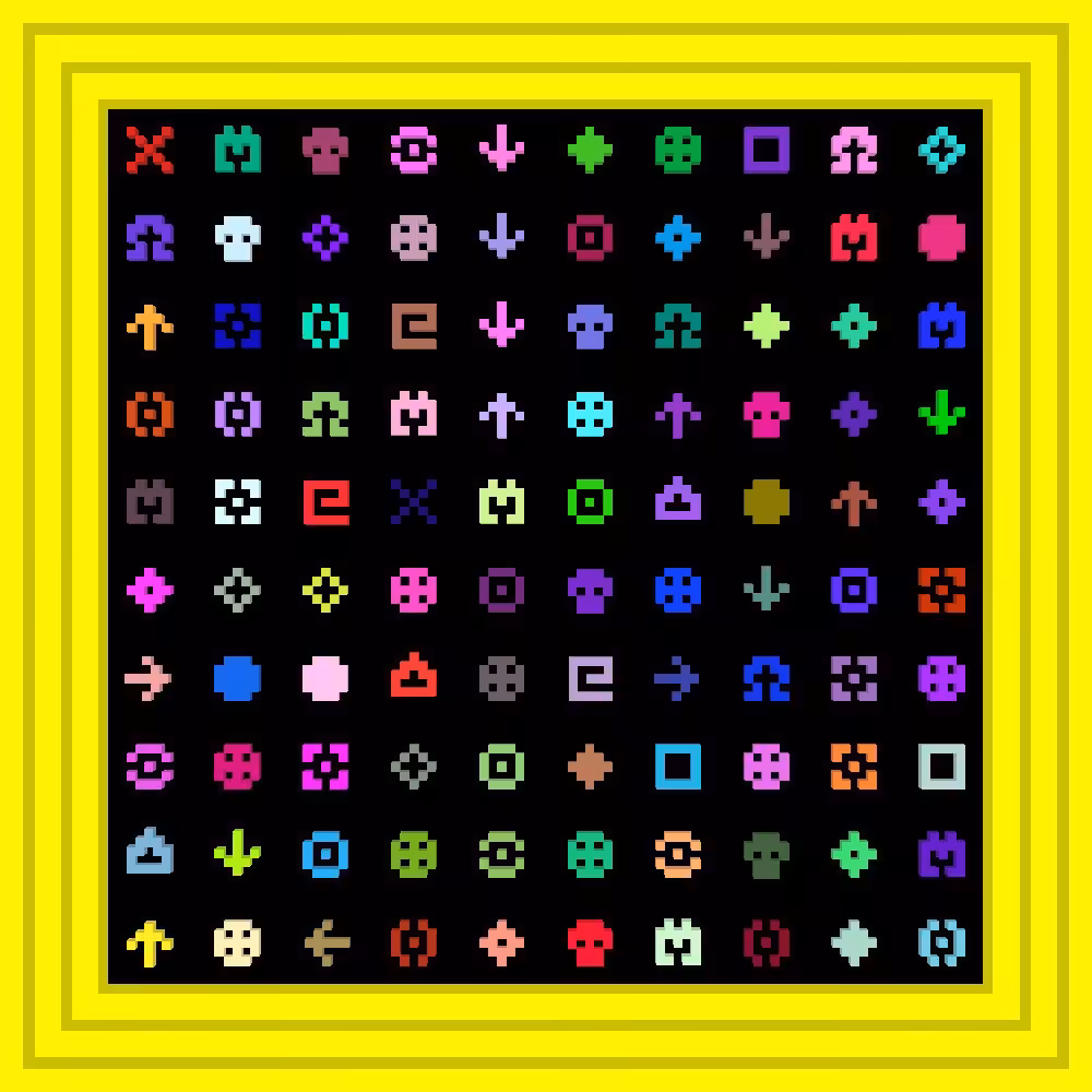 dzhen :: Procedural Symbols #211/1000
