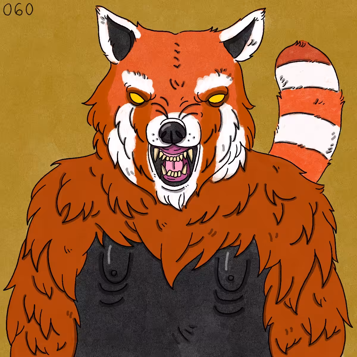 Adam Red Panda Sweet Symbiote #060