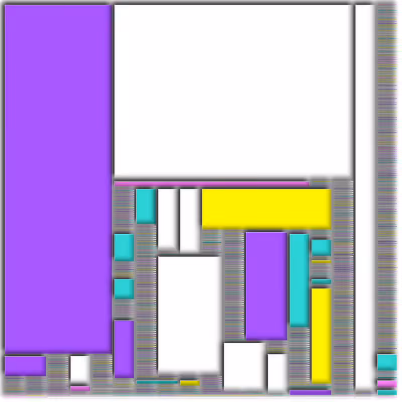 Strips layouts - Square arrangements #6