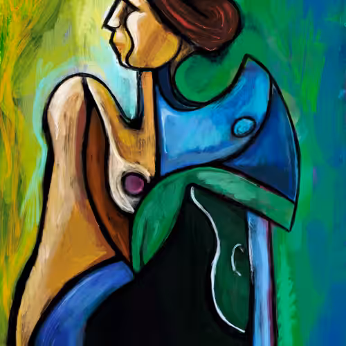 Woman with Guitar