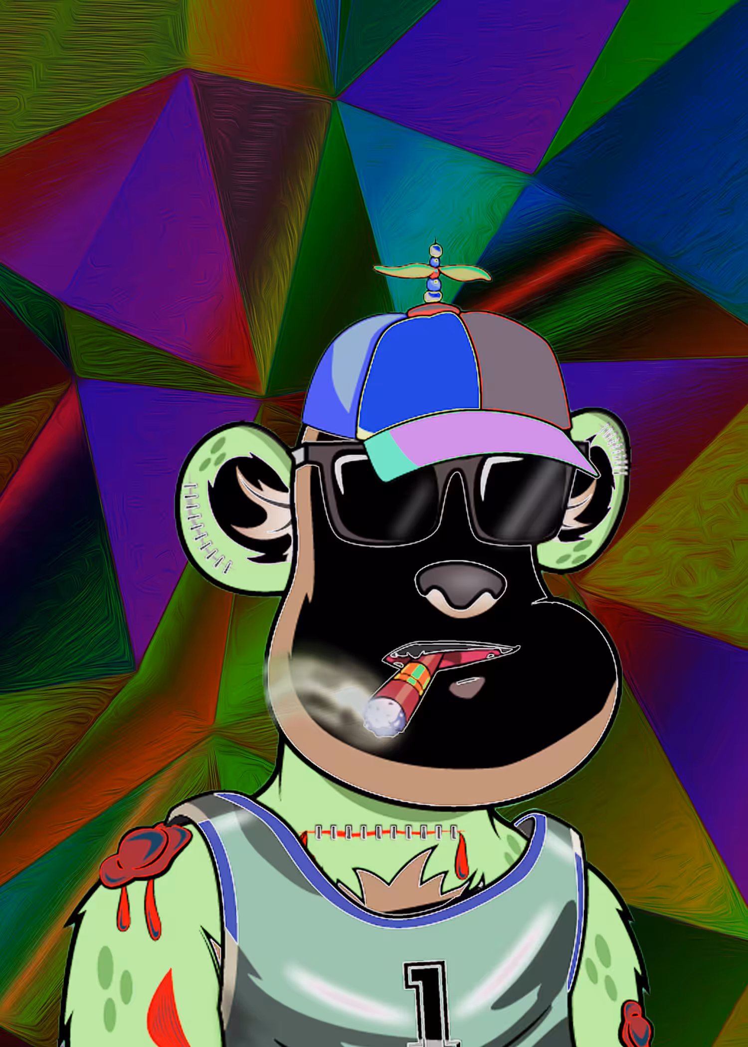 Wrapped B-Ball Panda #679