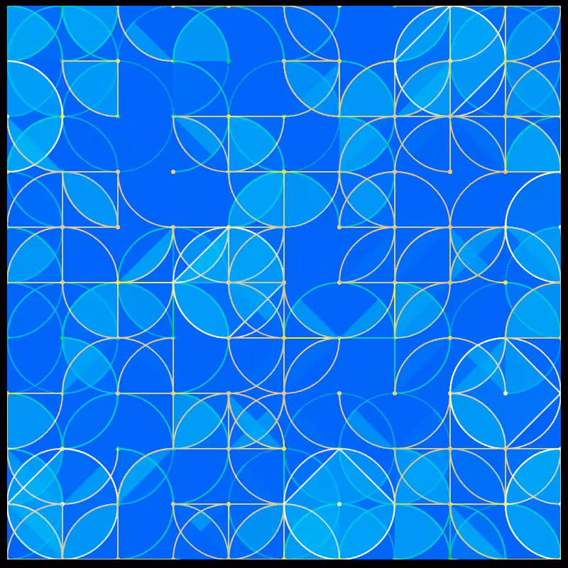 Aquamarine Leaves #1