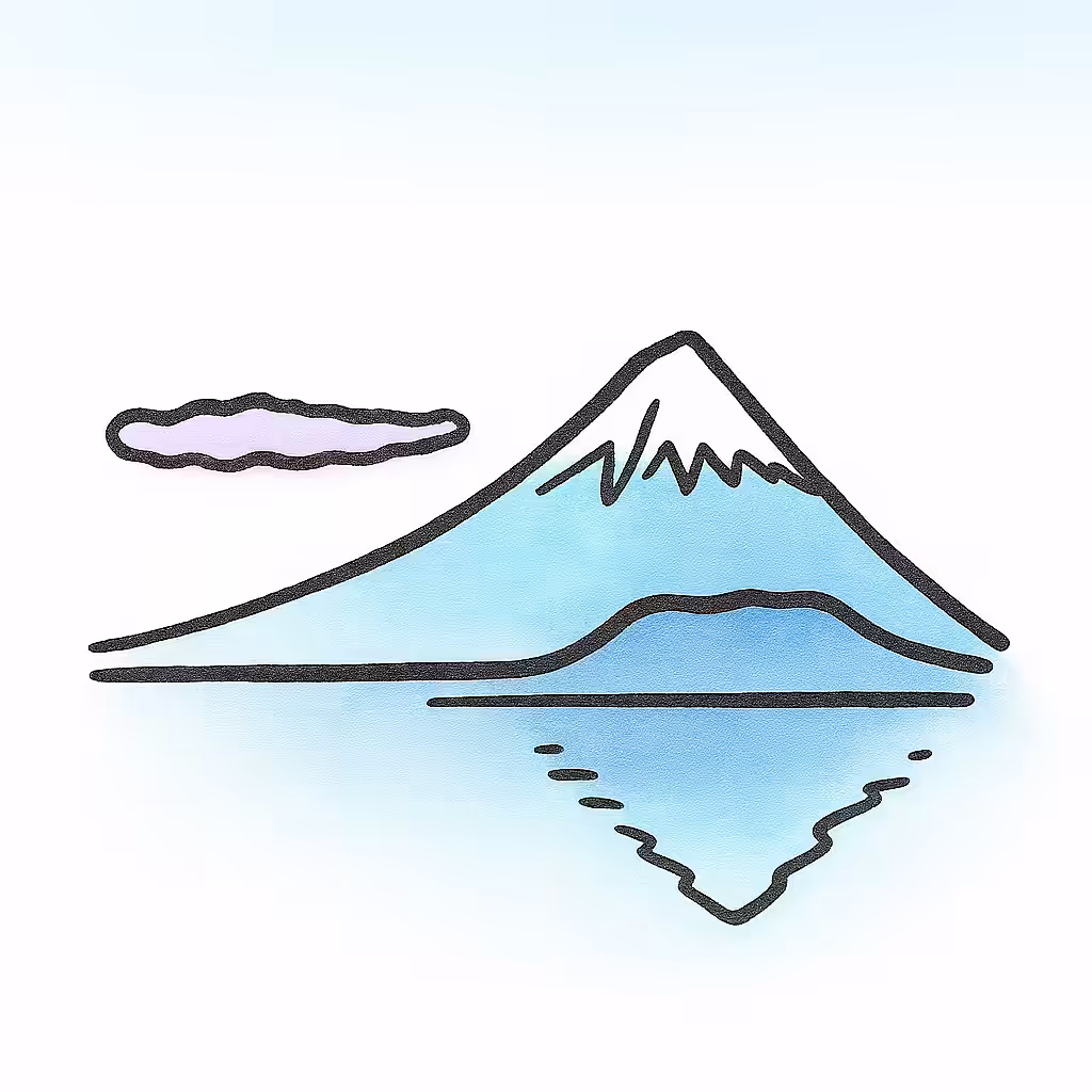 Simple Fuji Art